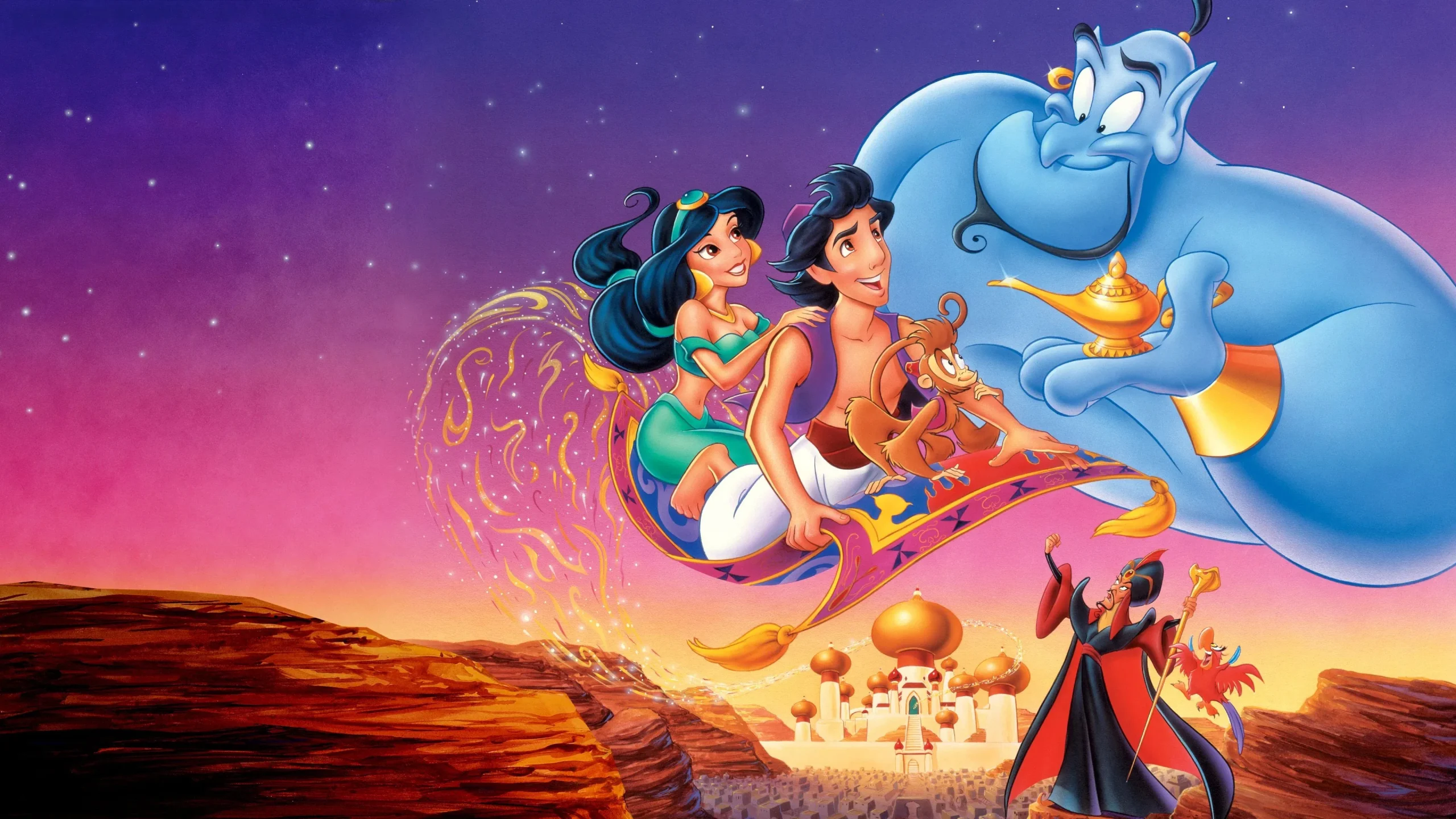 Aladdin (1992) 3 Aladdin (1992) 1992, Animasyon, John Musker, Jonathan Freeman, Komedi, Linda Larkin, Macera, Robin Williams, Romantik, Ron Clements, Scott Weinger, Ted Elliott