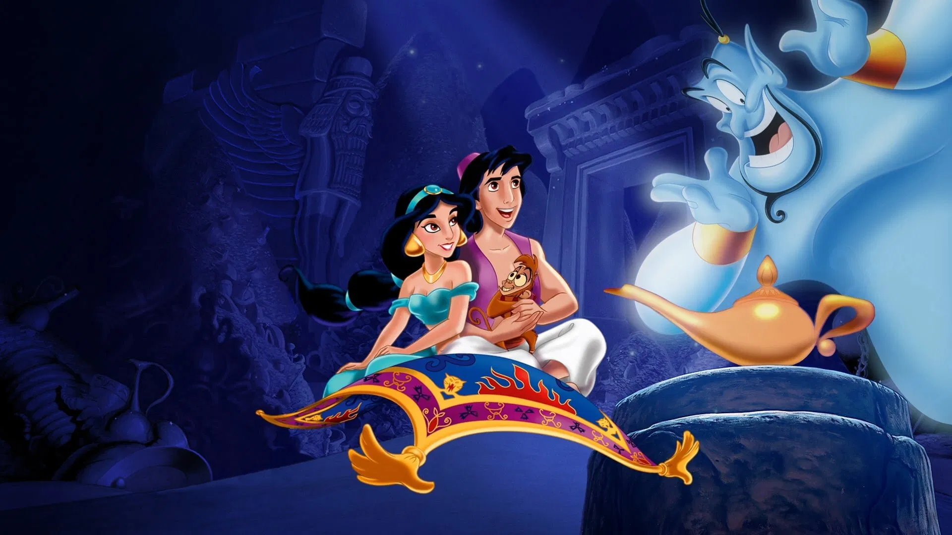 Aladdin (1992) 4 Aladdin (1992) 1992, Animasyon, John Musker, Jonathan Freeman, Komedi, Linda Larkin, Macera, Robin Williams, Romantik, Ron Clements, Scott Weinger, Ted Elliott