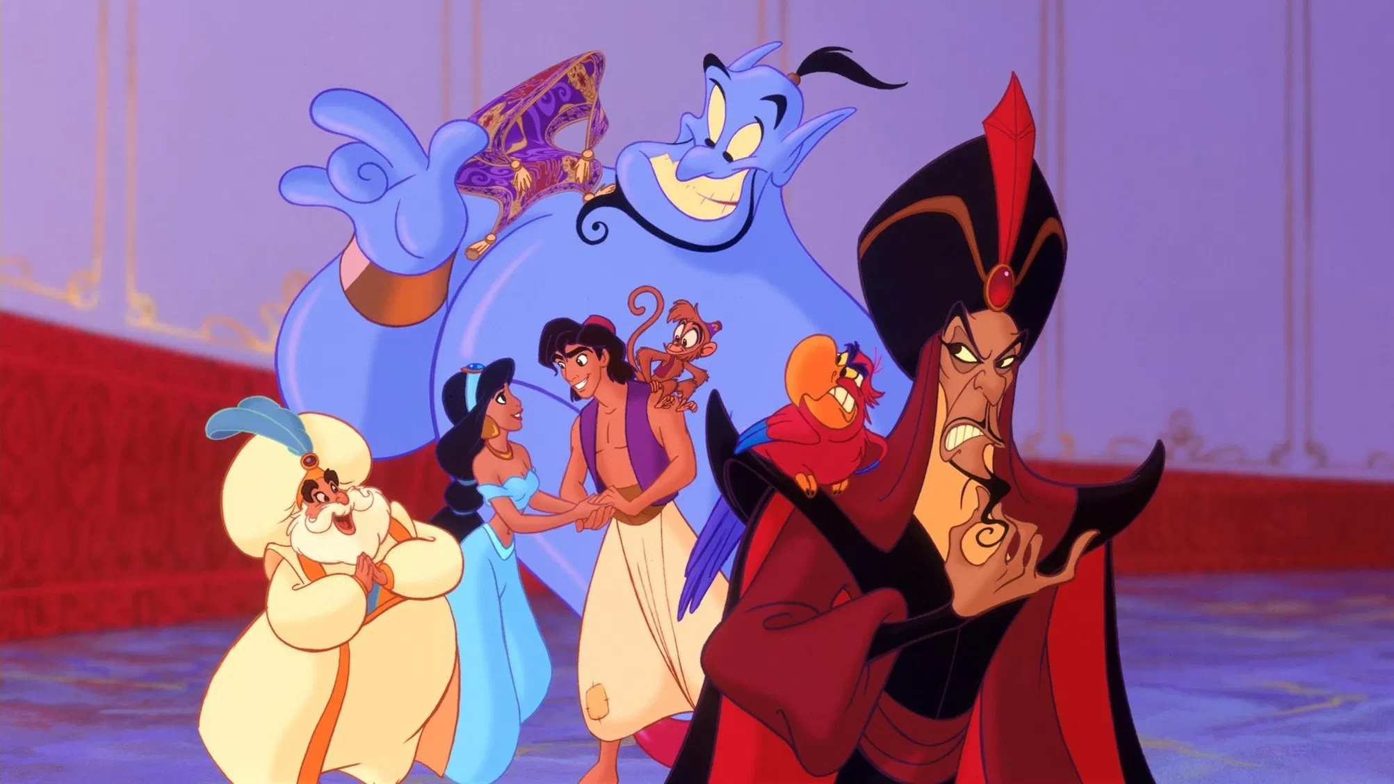 Aladdin (1992) 5 Aladdin (1992) 1992, Animasyon, John Musker, Jonathan Freeman, Komedi, Linda Larkin, Macera, Robin Williams, Romantik, Ron Clements, Scott Weinger, Ted Elliott