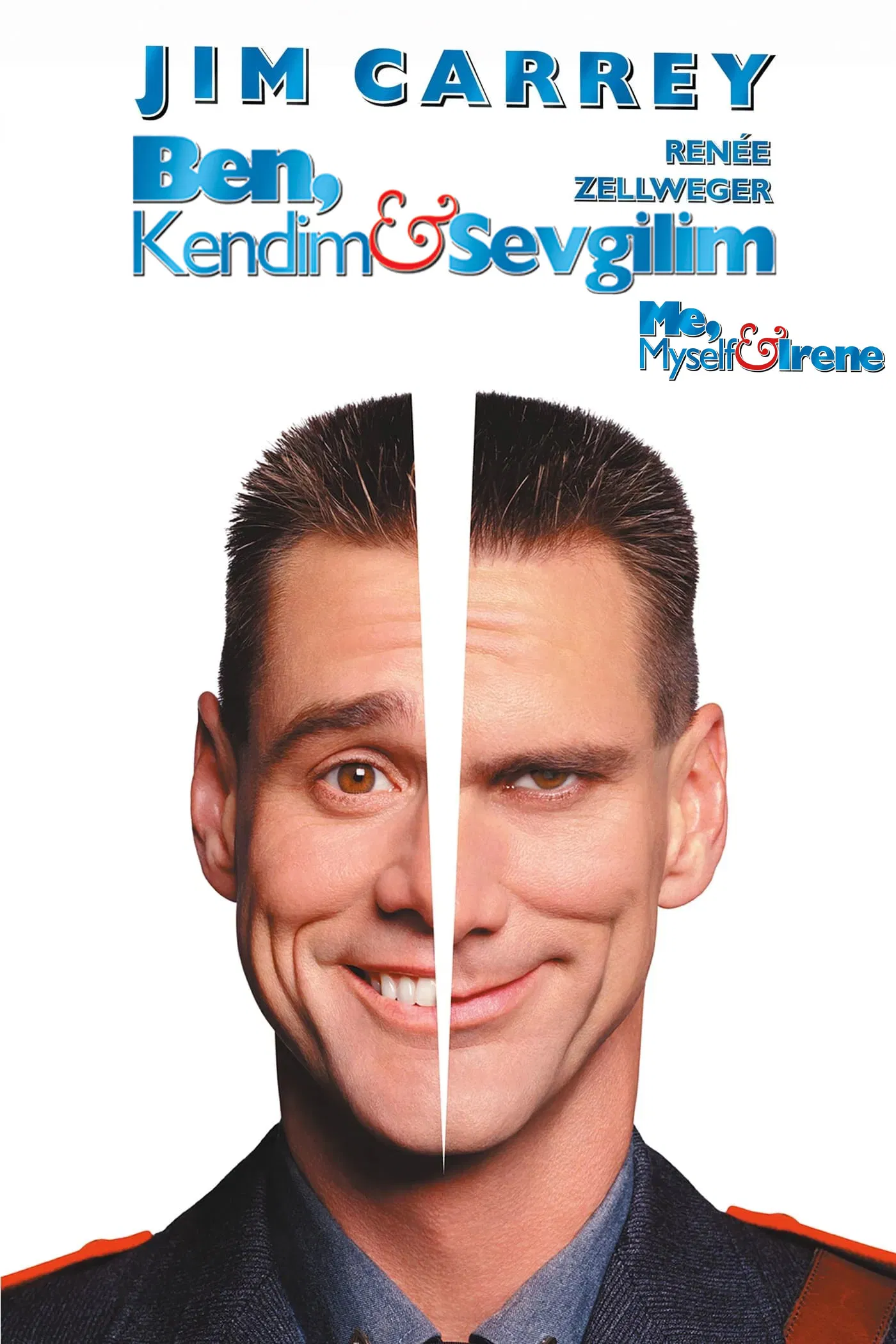 Ben Kendim ve Sevgilim - Me, Myself & Irene (2000) 2000, Anthony Anderson, Bobby Farrelly, Chris Cooper, Jerod Mixon, Jim Carrey, Komedi, Mike Cerrone, Mongo Brownlee, Peter Farrelly, Renée Zellweger