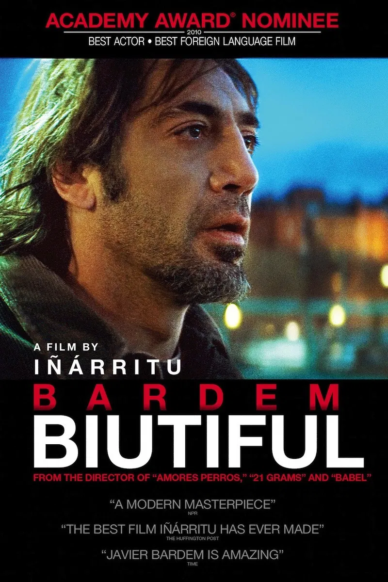Biutiful (2010) 2010, Alejandro G. Iñárritu, Armando Bo, Dram, Guillermo Estrella, Hanaa Bouchaib, Javier Bardem, Maricel Alvarez, Nicolas Giacobone, Romantik