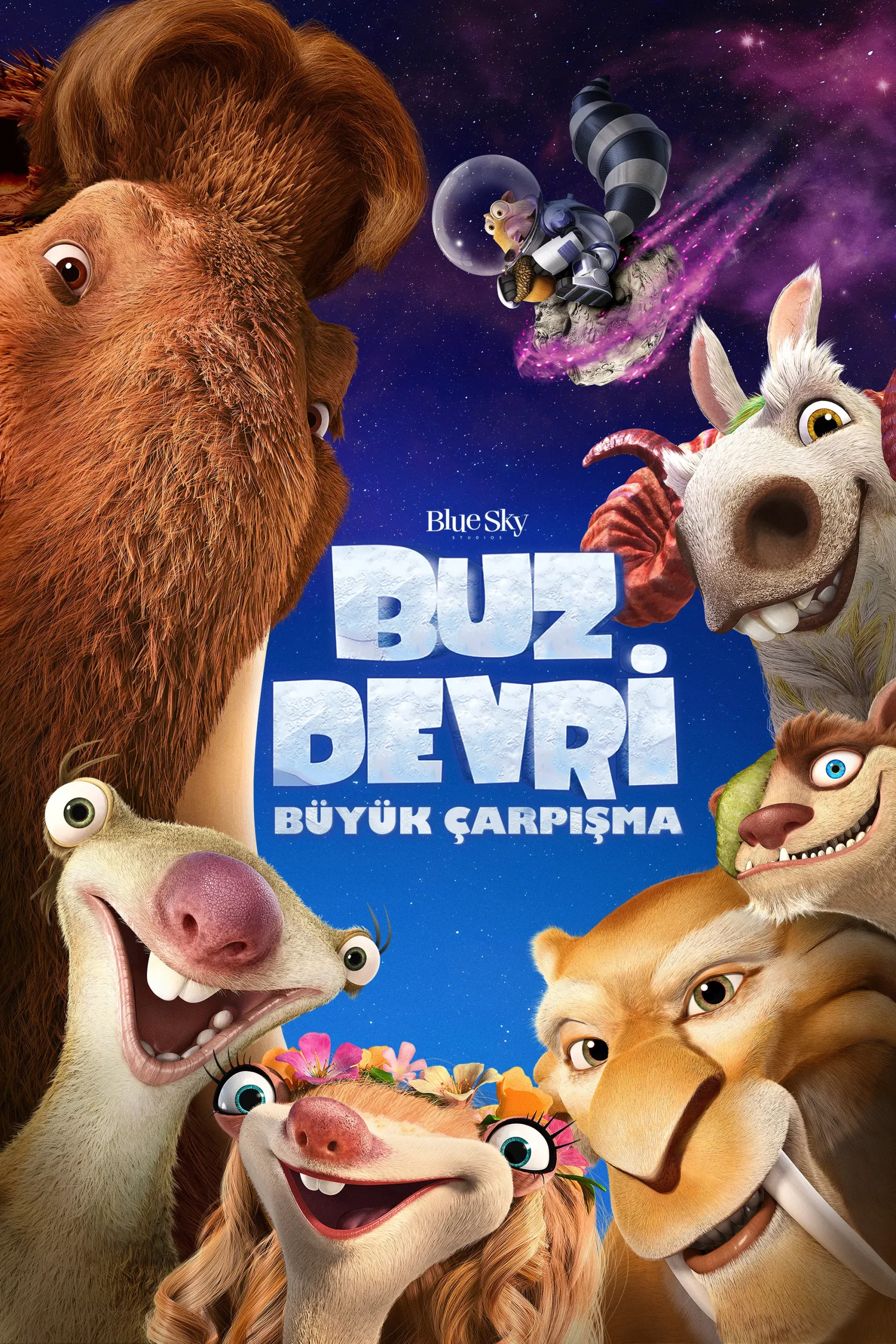 Buz Devri 5: Büyük Çarpışma - Ice Age: Collision Course (2016) 2016, Adam Devine, Aile, Aksiyon, Animasyon, Denis Leary, Galen T. Chu, John Leguizamo, Komedi, Macera, Michael Berg, Michael J. Wilson, Michael Thurmeier, Neil deGrasse Tyson, Ray Romano, Robert Cardone, Stephanie Beatriz, Yoni Brenner