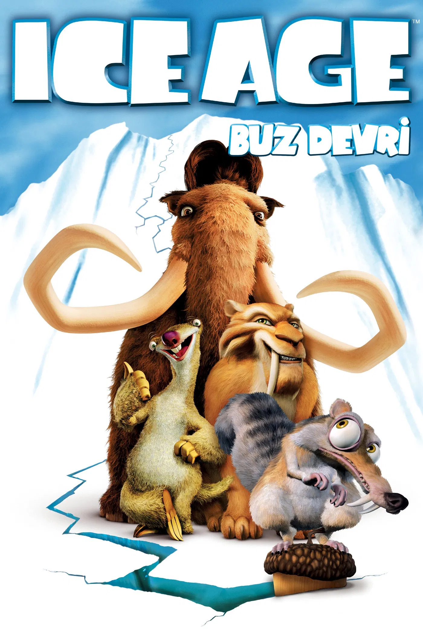 Buz Devri - Ice Age (2002) 2002, Alan Tudyk, Animasyon, Carlos Saldanha, Cedric The Entertainer, Chris Wedge, Denis Leary, Diedrich Bader, Goran Visnjic, Jack Black, John Leguizamo, Komedi, Lorri Bagley, Macera, Michael Berg, Michael J. Wilson, Peter Ackerman, Ray Romano, Stephen Root