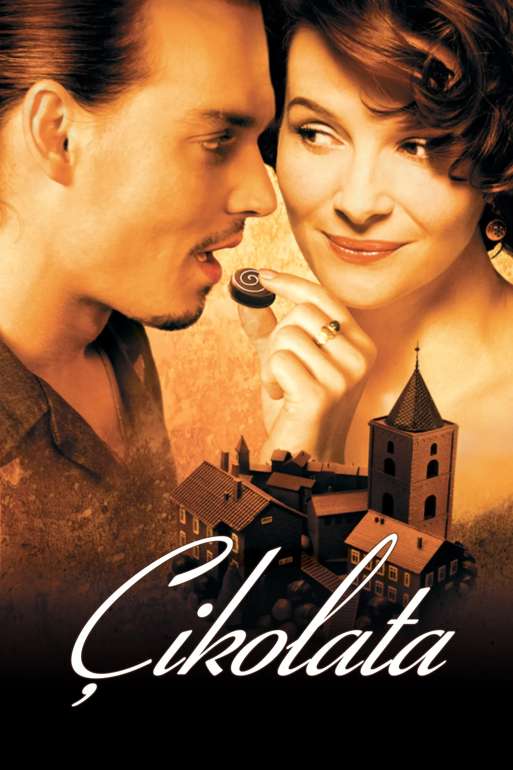 Çikolata - Chocolat (2000) 2000, Alfred Molina, Antonio Gill, Carrie-Anne Moss, Dram, Joanne Harris, Johnny Depp, Judi Dench, Juliette Binoche, Lasse Hallström, Robert Nelson Jacobs, Romantik
