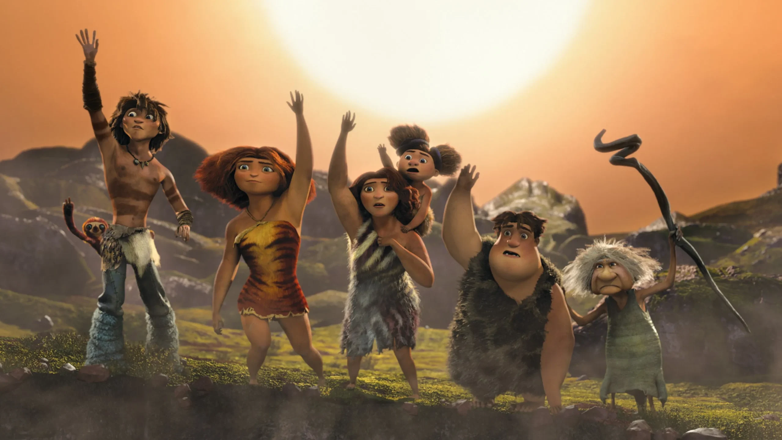 Crood'lar - The Croods (2013) 2013, Aile, Animasyon, Catherine Keener, Chris Sanders, Clark Duke, Cloris Leachman, Emma Stone, Fantastik, John Cleese, Kirk DeMicco, Komedi, Macera, Nicolas Cage, Randy Thom, Ryan Reynolds