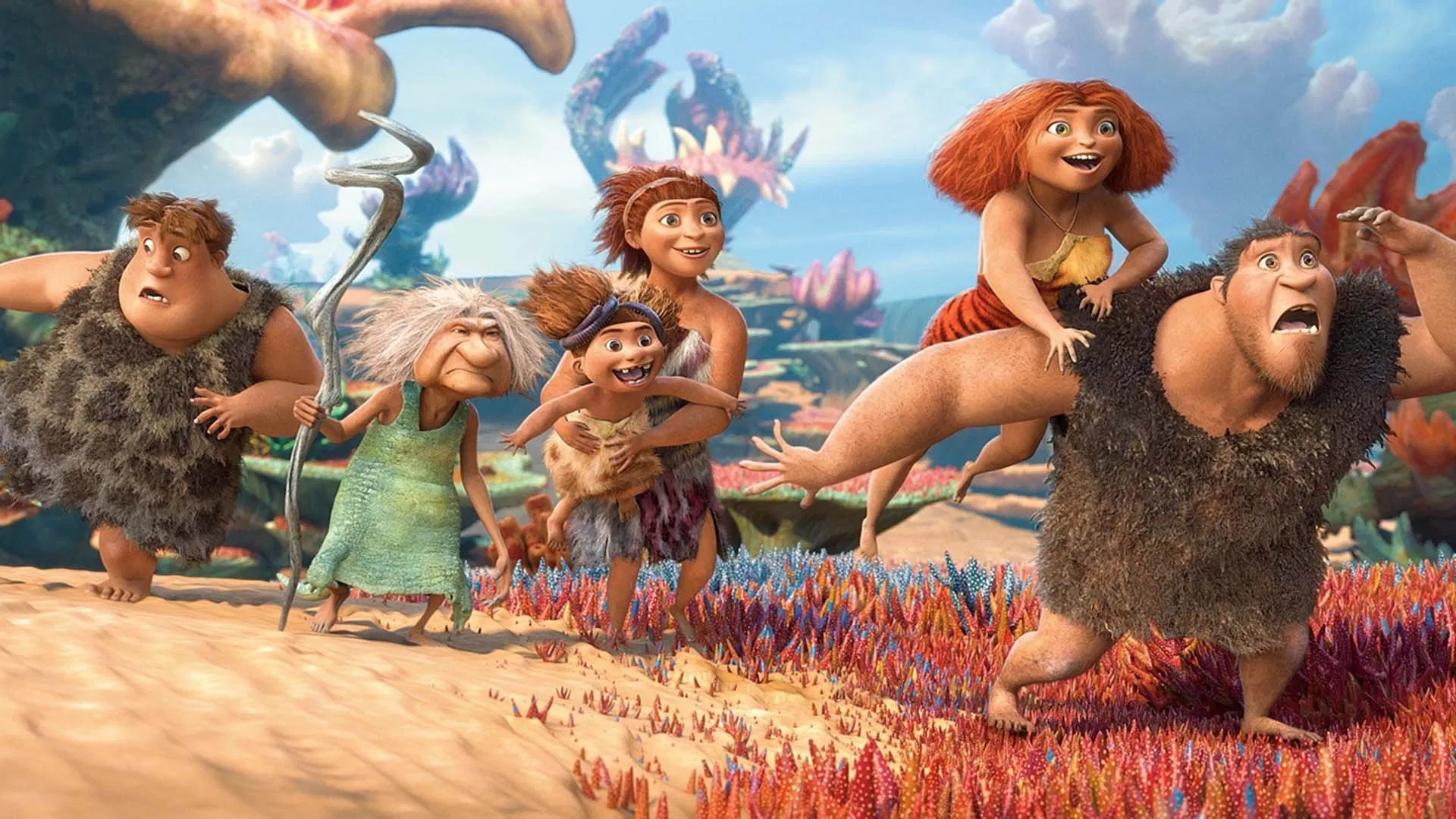 Crood'lar - The Croods (2013) 2013, Aile, Animasyon, Catherine Keener, Chris Sanders, Clark Duke, Cloris Leachman, Emma Stone, Fantastik, John Cleese, Kirk DeMicco, Komedi, Macera, Nicolas Cage, Randy Thom, Ryan Reynolds