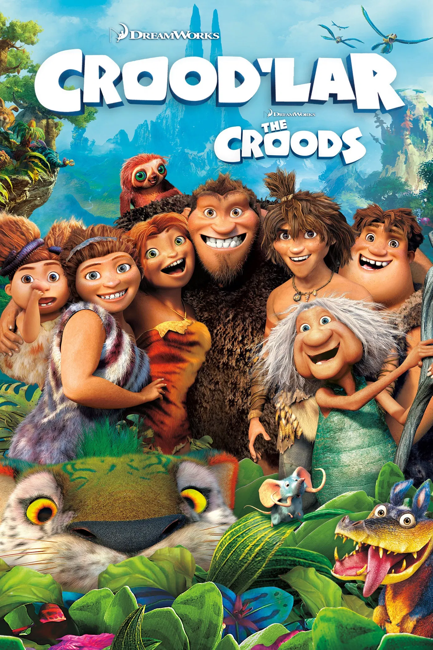 Crood'lar - The Croods (2013) 6 Crood'lar - The Croods (2013) 2013, Aile, Animasyon, Catherine Keener, Chris Sanders, Clark Duke, Cloris Leachman, Emma Stone, Fantastik, John Cleese, Kirk DeMicco, Komedi, Macera, Nicolas Cage, Randy Thom, Ryan Reynolds