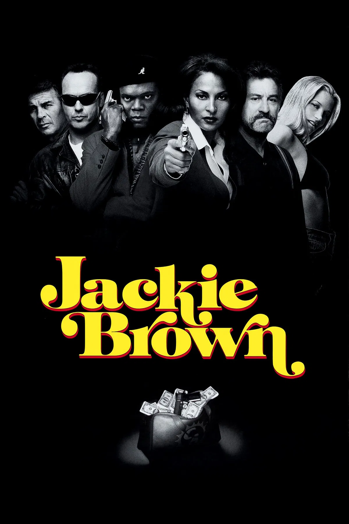 Jackie Brown (1997) 1997, Bridget Fonda, Chris Tucker, Dram, Elmore Leonard, Gerilim, LisaGay Hamilton, Michael Bowen, Michael Keaton, Pam Grier, Quentin Tarantino, Robert De Niro, Robert Forster, Samuel L. Jackson, Suç