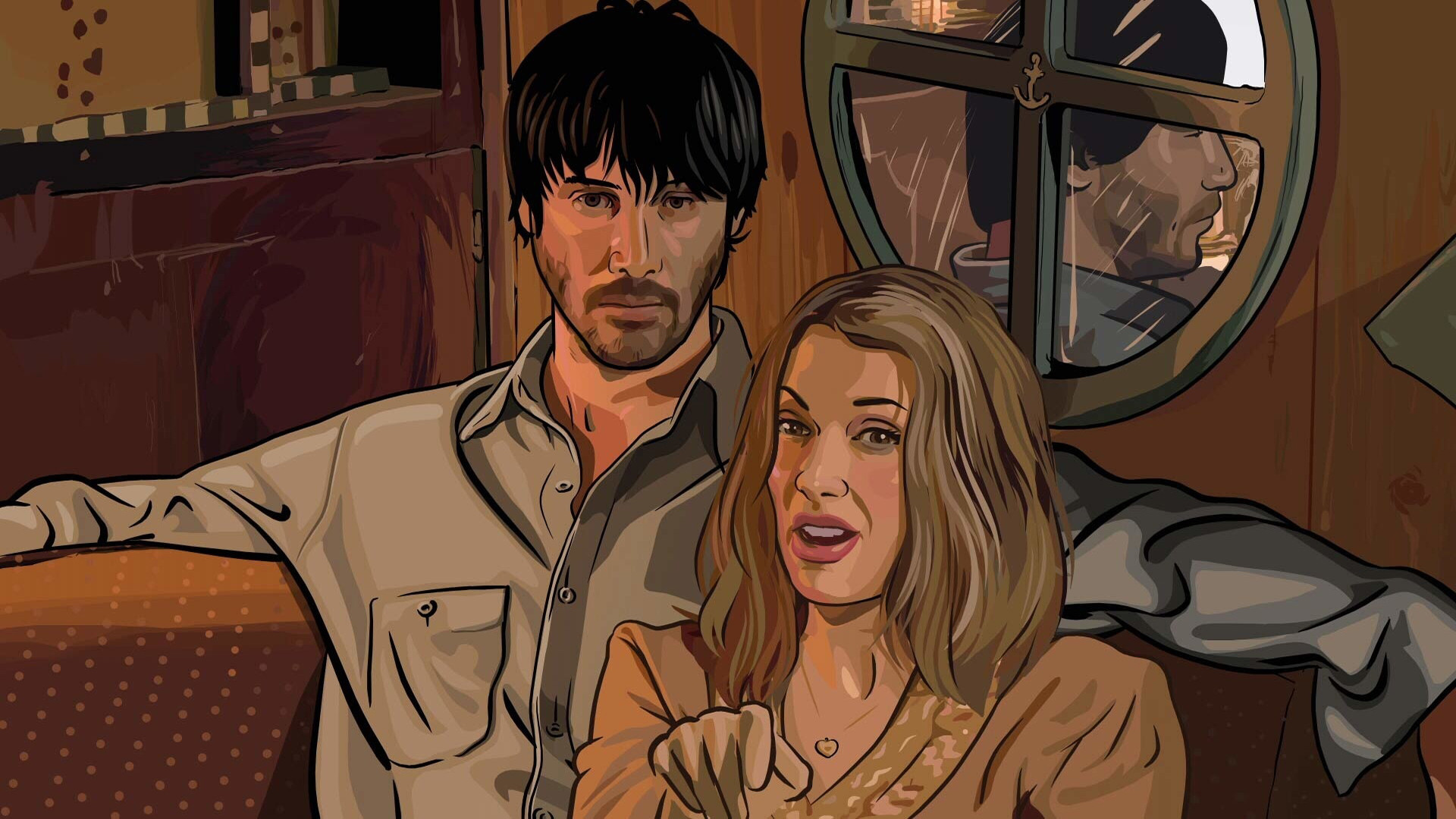 Karanlığı Taramak - A Scanner Darkly (2006) filminden bir fotoğraf.