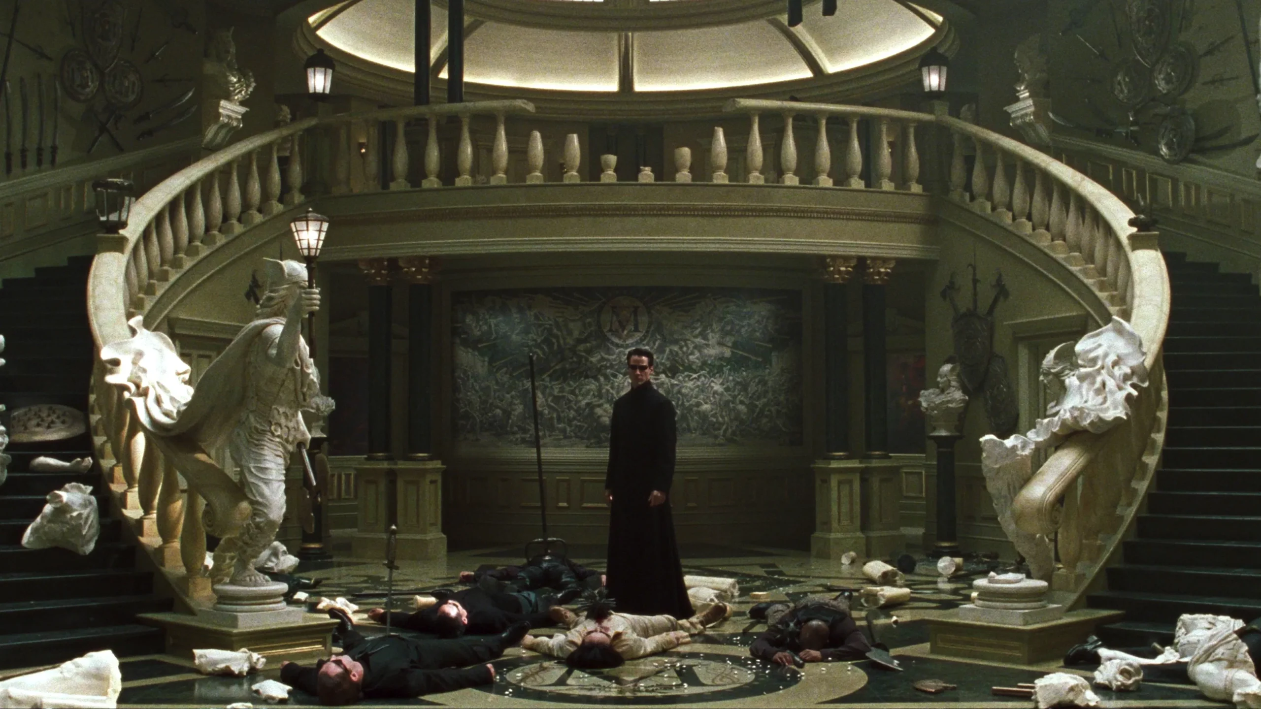 Matrix 2 - The Matrix Reloaded (2003) 3 Matrix 2 - The Matrix Reloaded (2003) 2003, Aksiyon, Bilim Kurgu, Carrie-Anne Moss, Christine Anu, Keanu Reeves, Lana Wachowski, Laurence Fishburne, Lilly Wachowski, Ray Anthony