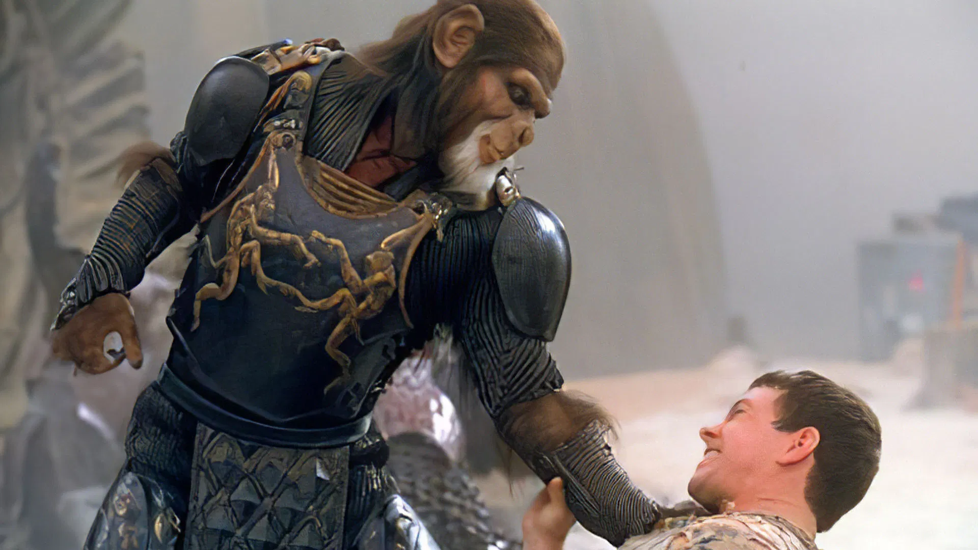 Maymunlar Gezegeni - Planet of the Apes (2001) 2001, Aksiyon, Bilim Kurgu, Gerilim, Helena Bonham Carter, Lawrence Konner, Macera, Mark Wahlberg, Michael Clarke Duncan, Pierre Boulle, Tim Burton, Tim Roth, William Broyles Jr.