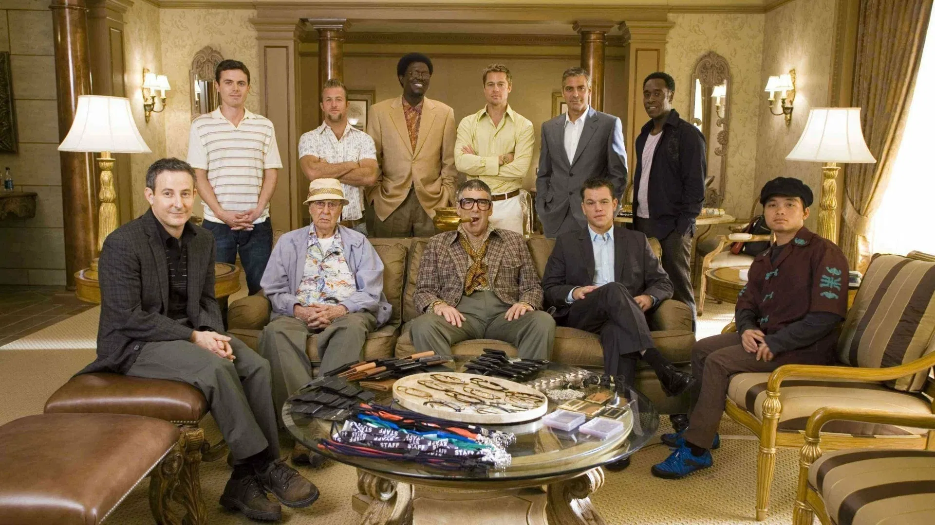 Ocean's 13 - Ocean's Thirteen (2007) 2007, Al Pacino, Brad Pitt, Brian Koppelman, David Levien, Elliott Gould, George Clayton Johnson, George Clooney, Matt Damon, Michael Mantell, Steven Soderbergh