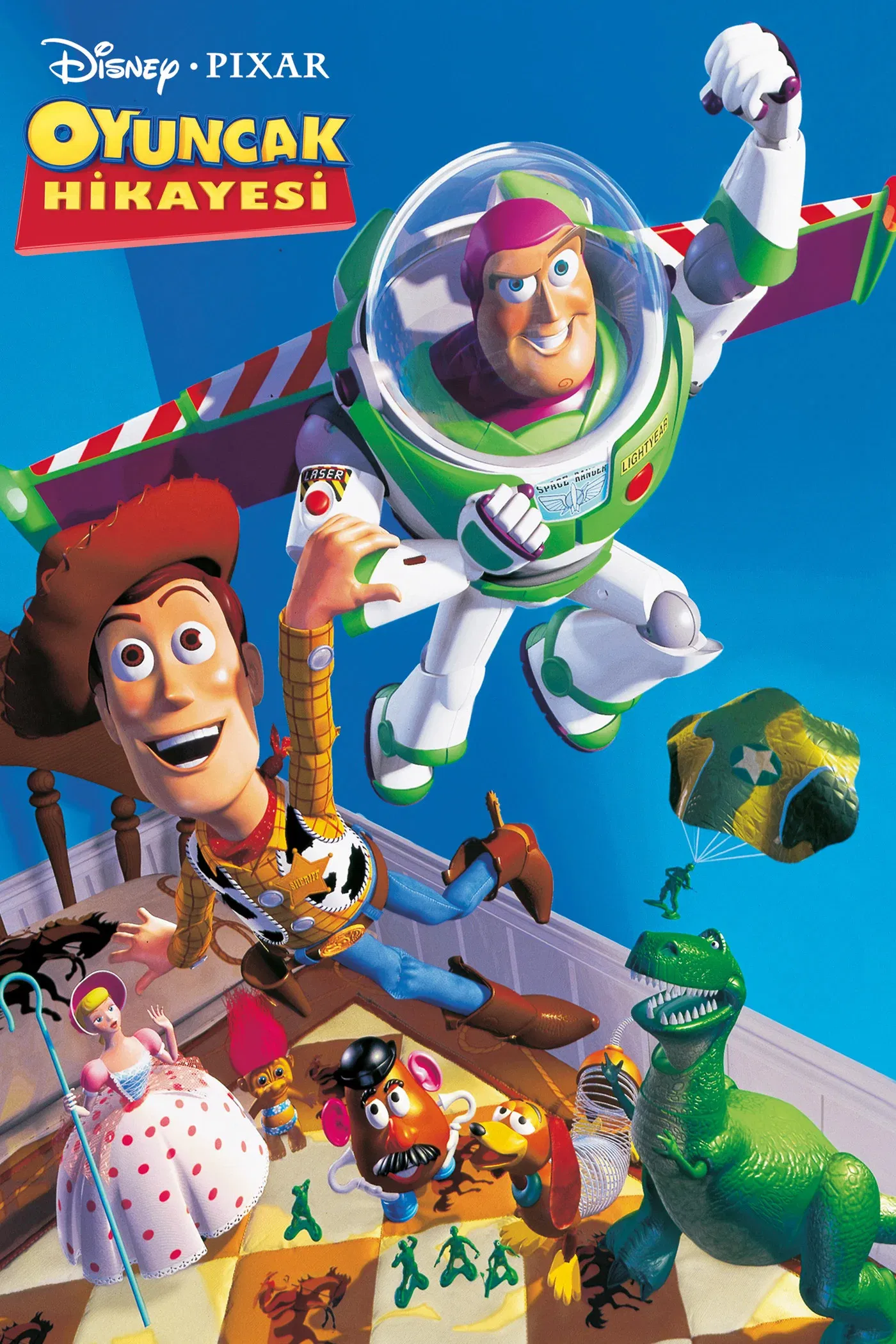 Oyuncak Hikayesi - Toy Story (1995) 9 Oyuncak Hikayesi - Toy Story (1995) 1995, Aile, Andrew Stanton, Animasyon, Annie Potts, Don Rickles, Erik von Detten, Fantastik, Jack Angel, Jim Varney, Joel Cohen, John Lasseter, John Morris, John Ratzenberger, Joss Whedon, Komedi, Laurie Metcalf, Macera, R. Lee Ermey, Spencer Aste, Tim Allen, Tom Hanks, Wallace Shawn