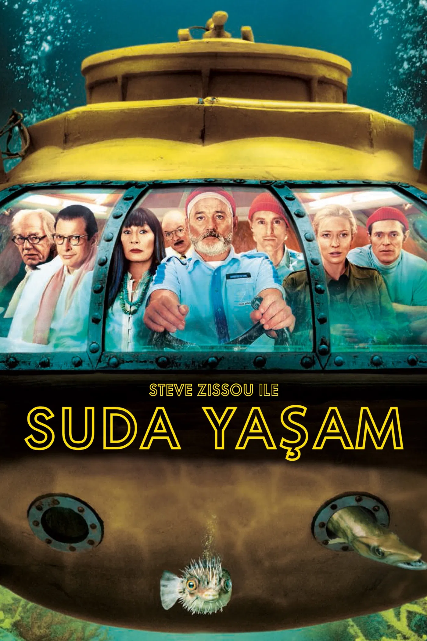 Suda Yaşam - The Life Aquatic with Steve Zissou (2004) 8 Suda Yaşam - The Life Aquatic with Steve Zissou (2004) 2004, Aksiyon, Anejlica Huston, Bill Murray, Cate Blanchett, Dram, Jeff Goldblum, Komedi, Macera, Michael Gambon, Noah Baumbach, Noah Taylor, Owen Wilson, Romantik, Wes Anderson, Willem Dafoe