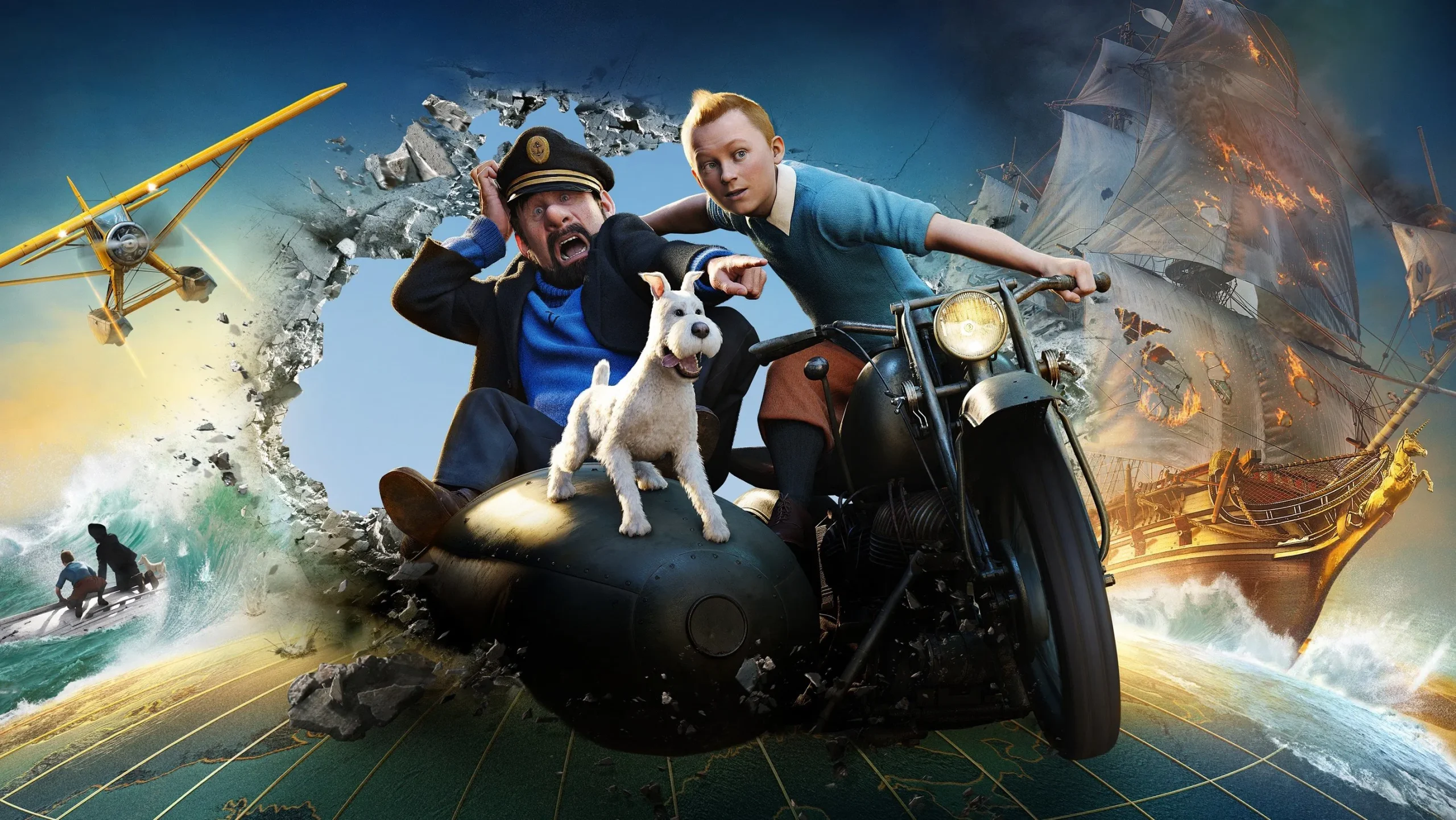 Tenten'in Maceraları - The Adventures of Tintin (2011) 2011, Aile, Aksiyon, Andy Serkis, Animasyon, Daniel Craig, Edgar Wright, Gizem, Hergé, Jamie Bell, Macera, Steven Moffat, Steven Spielberg