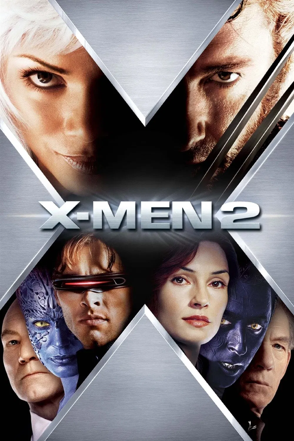 X-Men 2 - X2: X-Men United (2003) 2003, Aksiyon, Anna Paquin, Bilim Kurgu, Bryan Singer, David Hayter, Famke Janssen, Gerilim, Halle Berry, Hugh Jackman, Ian McKellen, James Marsden, Patrick Stewart, Rebecca Romijn, Zak Penn