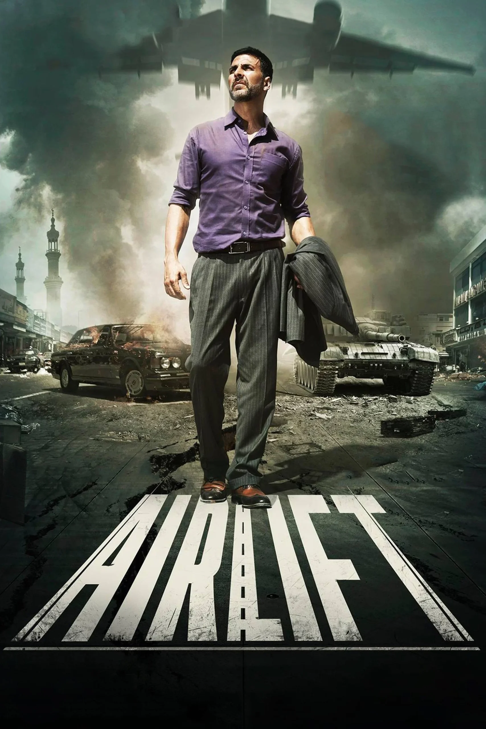 Airlift (2016) 2016, Akshay Kumar, Bollywood, Dram, Kumud Mishra, Nimrat Kaur, Raja Menon, Ritesh Shah, Sonu Sinha, Tarih