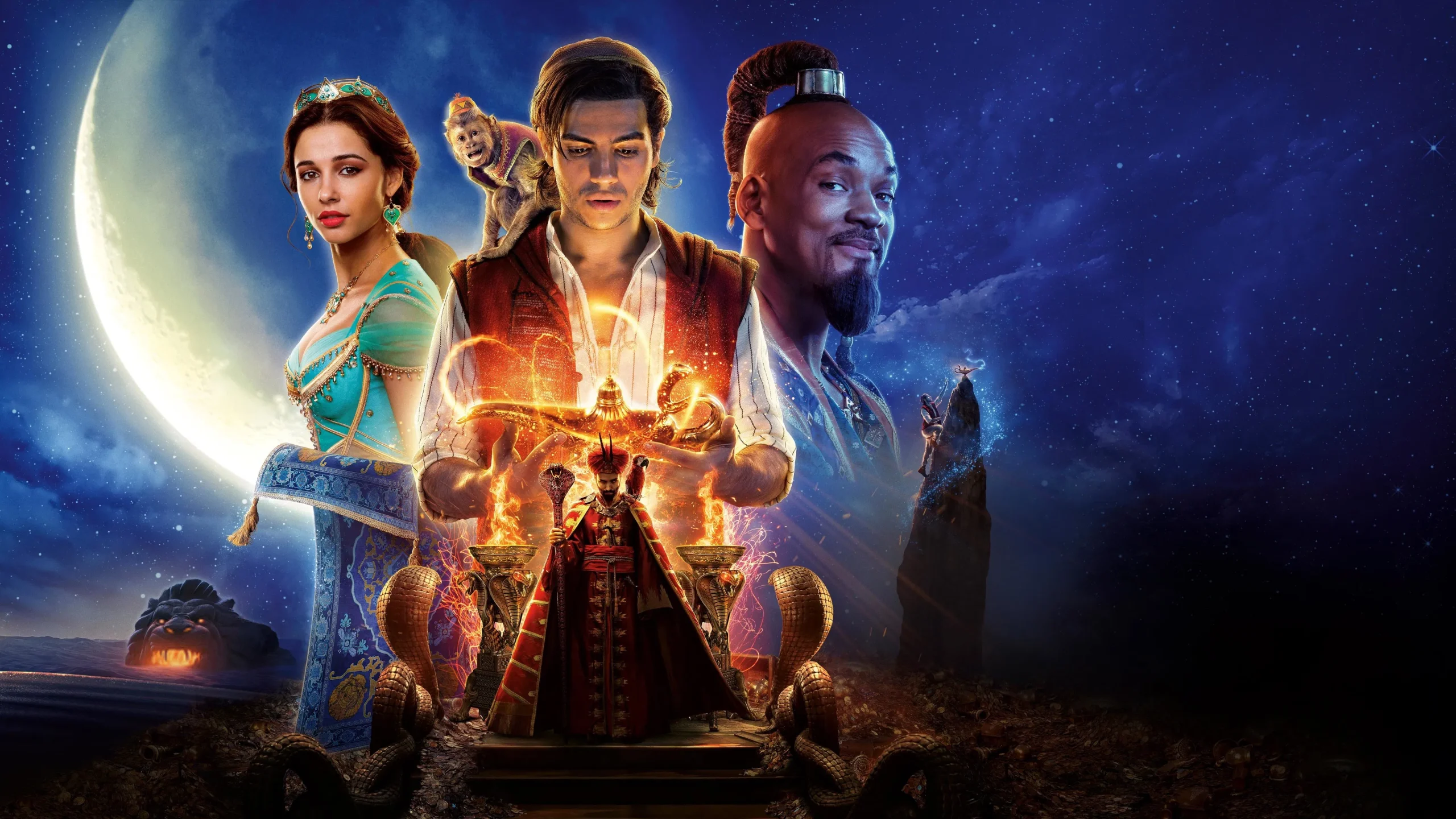 Aladdin (2019) 2 Aladdin (2019) 2019, Billy Magnussen, Fantastik, Guy Ritchie, John August, Jordan A. Nash, Komedi, Macera, Marwan Kenzari, Mena Massoud, Müzik, Naomi Scott, Nasim Pedrad, Navid Negahban, Romantik, Will Smith