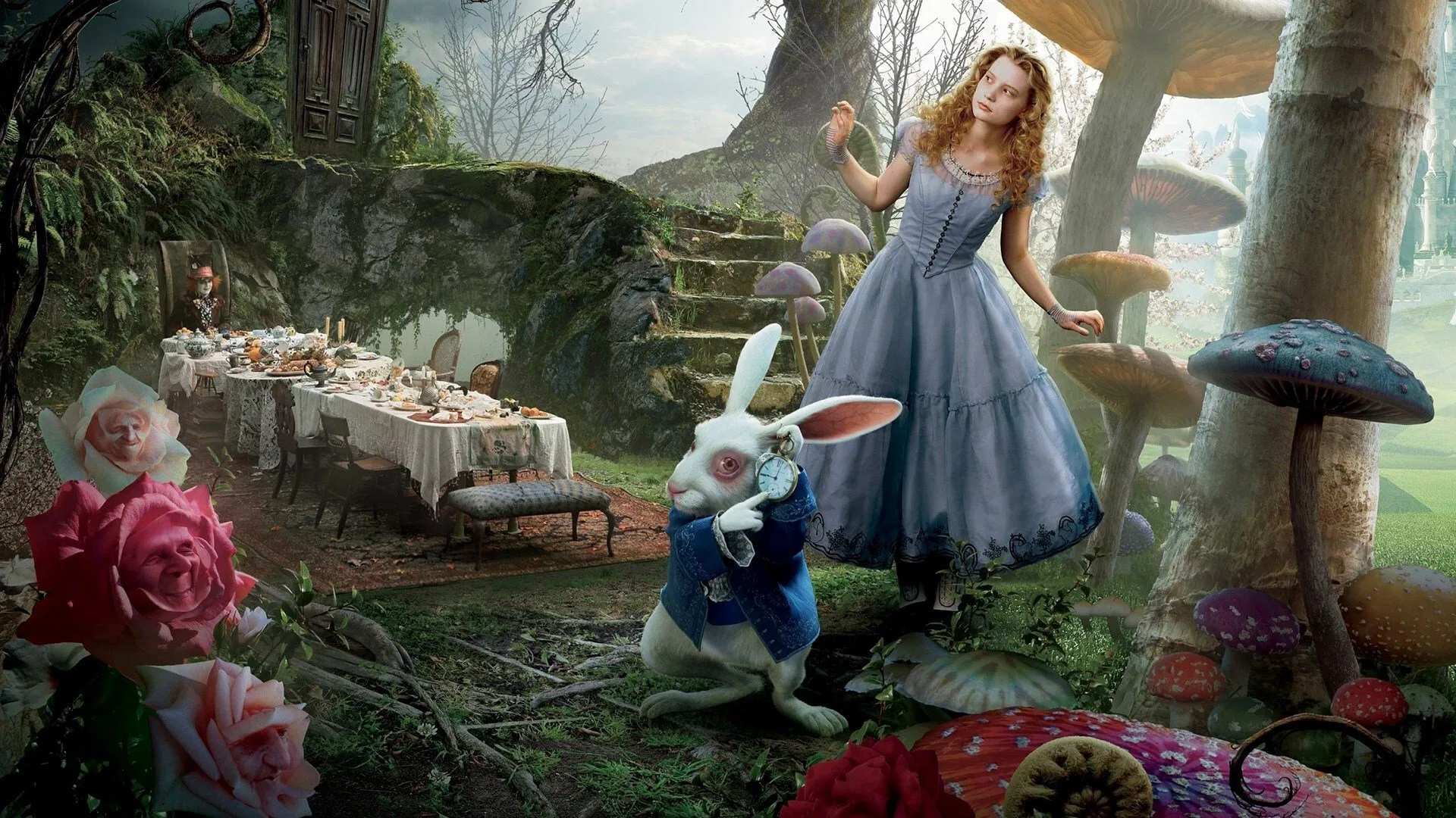 Alis Harikalar Diyarında - Alice in Wonderland (2010) 5 Alis Harikalar Diyarında - Alice in Wonderland (2010) 2010, Aile, Anne Hathaway, Crispin Glover, Fantastik, Gizem, Helena Bonham Carter, Johnny Depp, Lewis Carroll, Linda Woolverton, Macera, Matt Lucas, Mia Wasikowska, Michael Sheen, Tim Burton