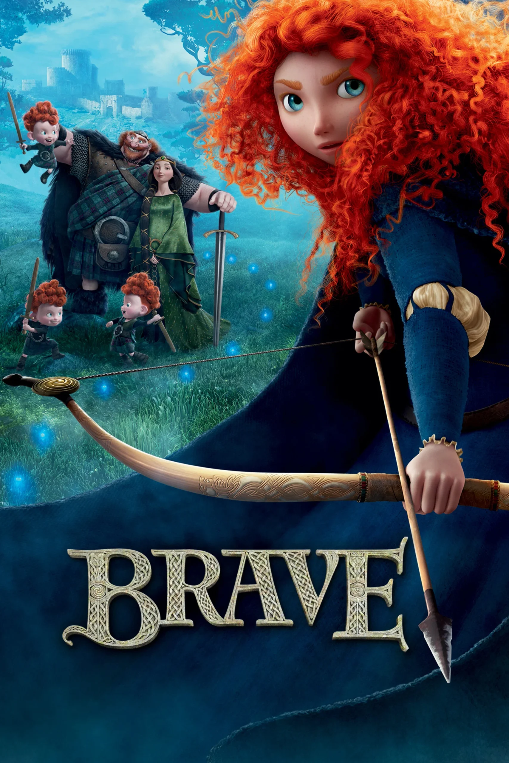 Cesur - Brave (2012) 2012, Animasyon, Billy Connolly, Brenda Chapman, Emma Thompson, Fantastik, Kelly Macdonald, Komedi, Macera, Mark Andrews, Steve Purcell
