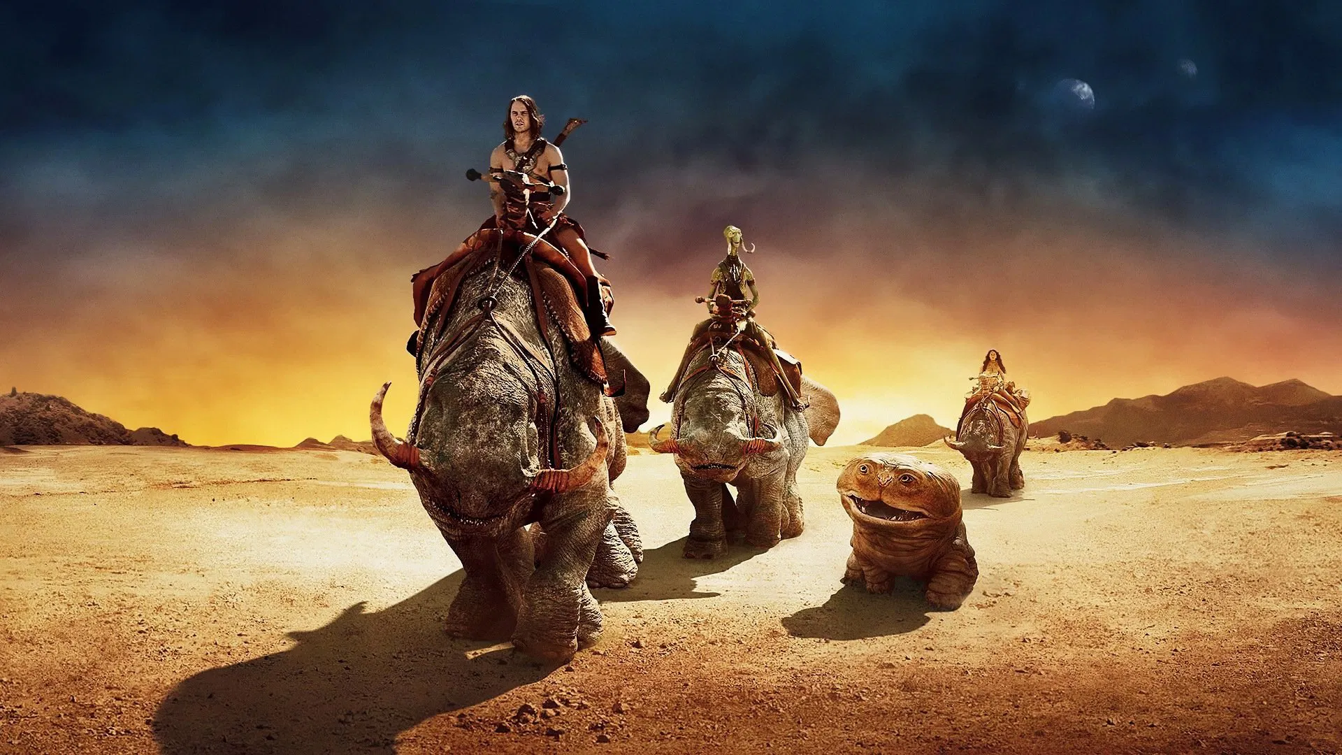 John Carter (2012) 2012, Aksiyon, Andrew Stanton, Bilim Kurgu, Dominic West, Lynn Collins, Macera, Mark Andrews, Mark Strong, Michael Chabon, Samantha Morton, Taylor Kitsch, Thomas Haden Church, Willem Dafoe