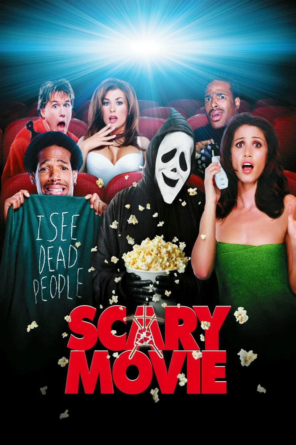 Korkunç Bir Film - Scary Movie (2000) 2000, Anna Faris, Buddy Johnson, Carmen Electra, Dave Sheridan, Jon Abrahams, Keenen Ivory Wayans, Komedi, Marlon Wayans, Shawn Wayans