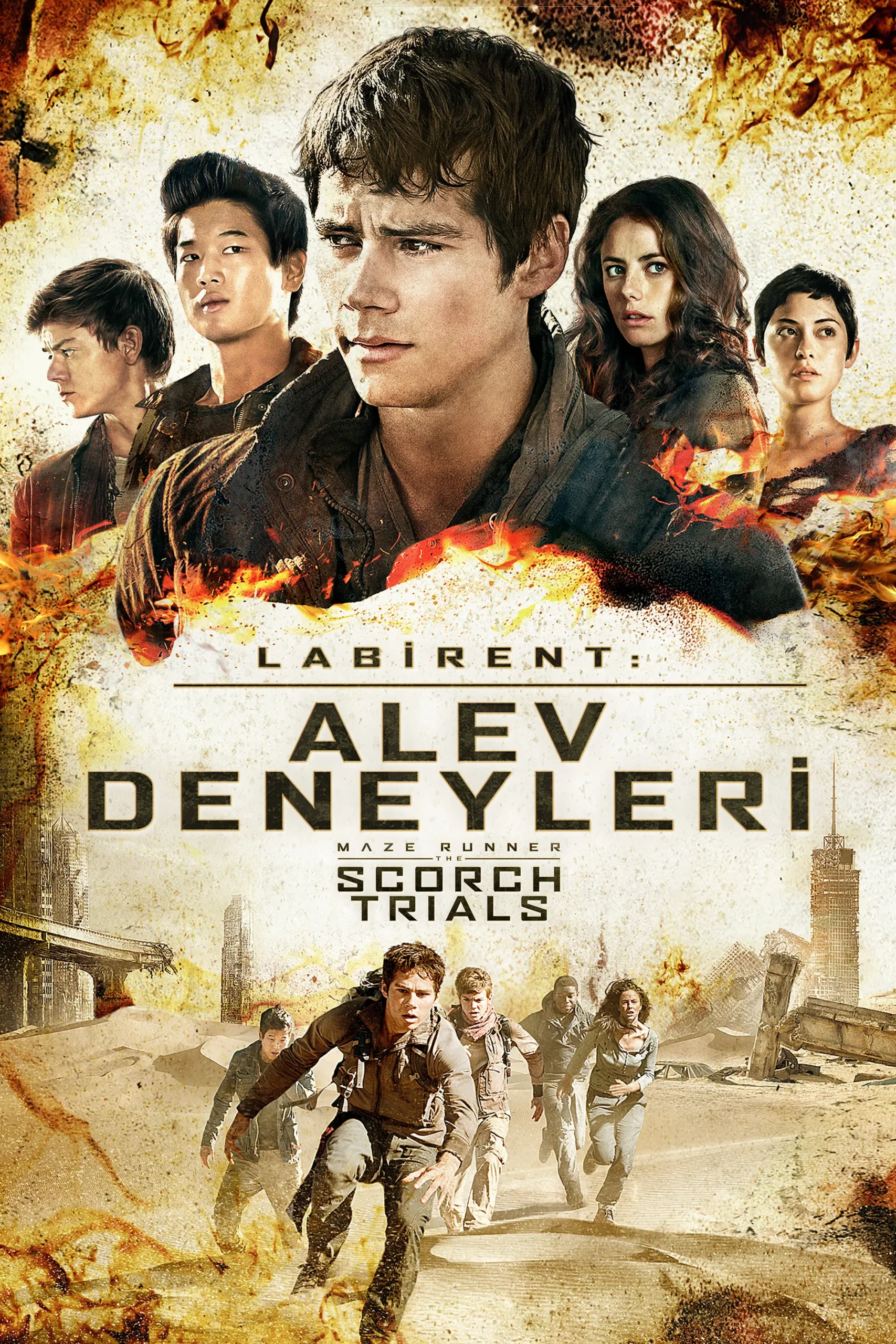 Labirent: Alev Deneyleri - Maze Runner: The Scorch Trials (2015) 2015, Aksiyon, Alexander Flores, Bilim Kurgu, Dexter Darden, Dylan O'Brien, Gerilim, Jacob Lofland, James Dashner, Kaya Scodelario, Ki Hong Lee, Macera, Rosa Salazar, T.S. Nowlin, Thomas Brodie-Sangster, Wes Ball
