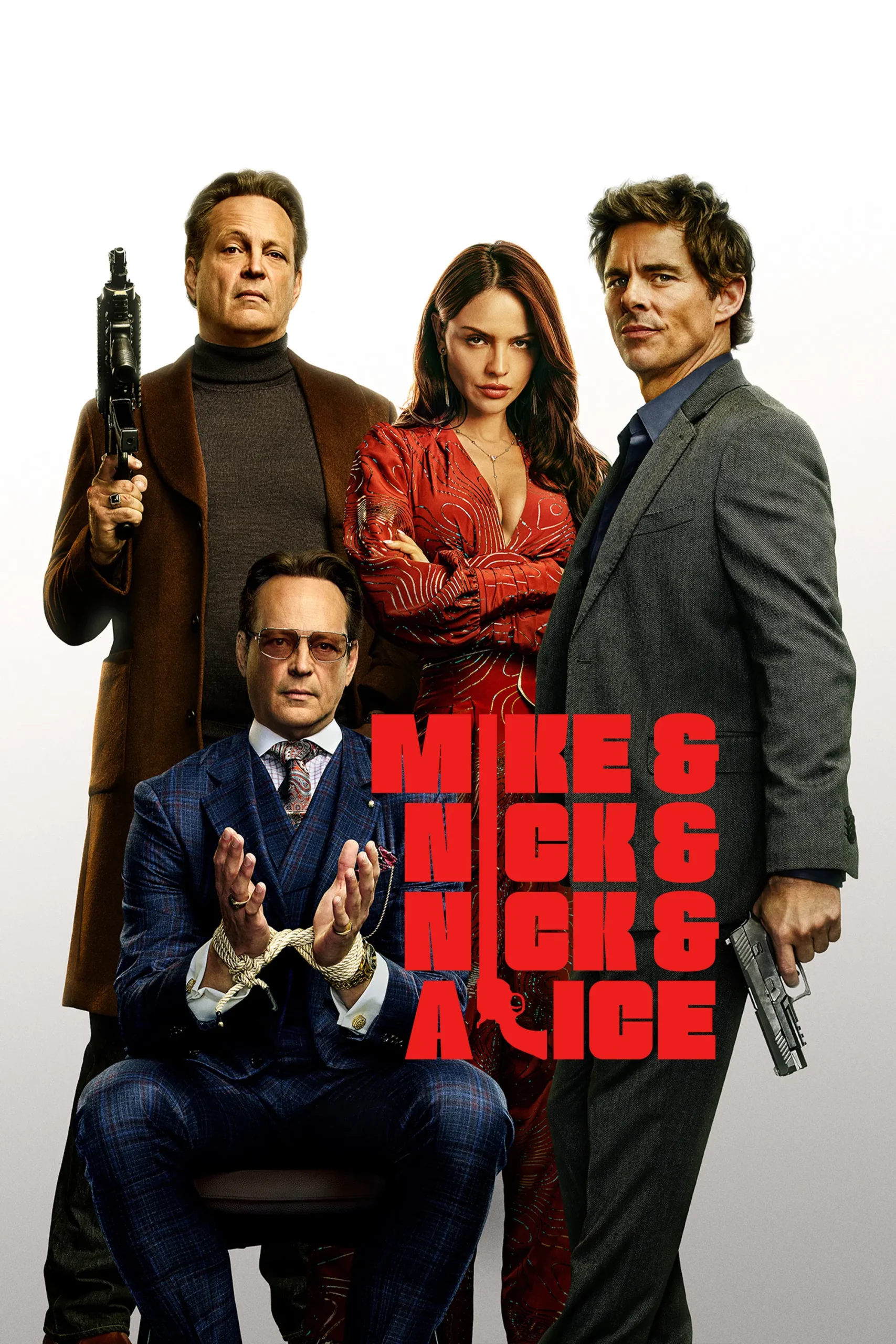 Mike & Nick & Nick & Alice (2026) 6 Mike & Nick & Nick & Alice (2026) 2026, Aksiyon, Arturo Castro, BenDavid Grabinski, Eiza Gonzalez, James Marsden, Jimmy Tatro, Keith David, Komedi, Lewis Tan, Stephen Root, Suç, Vince Vaughn