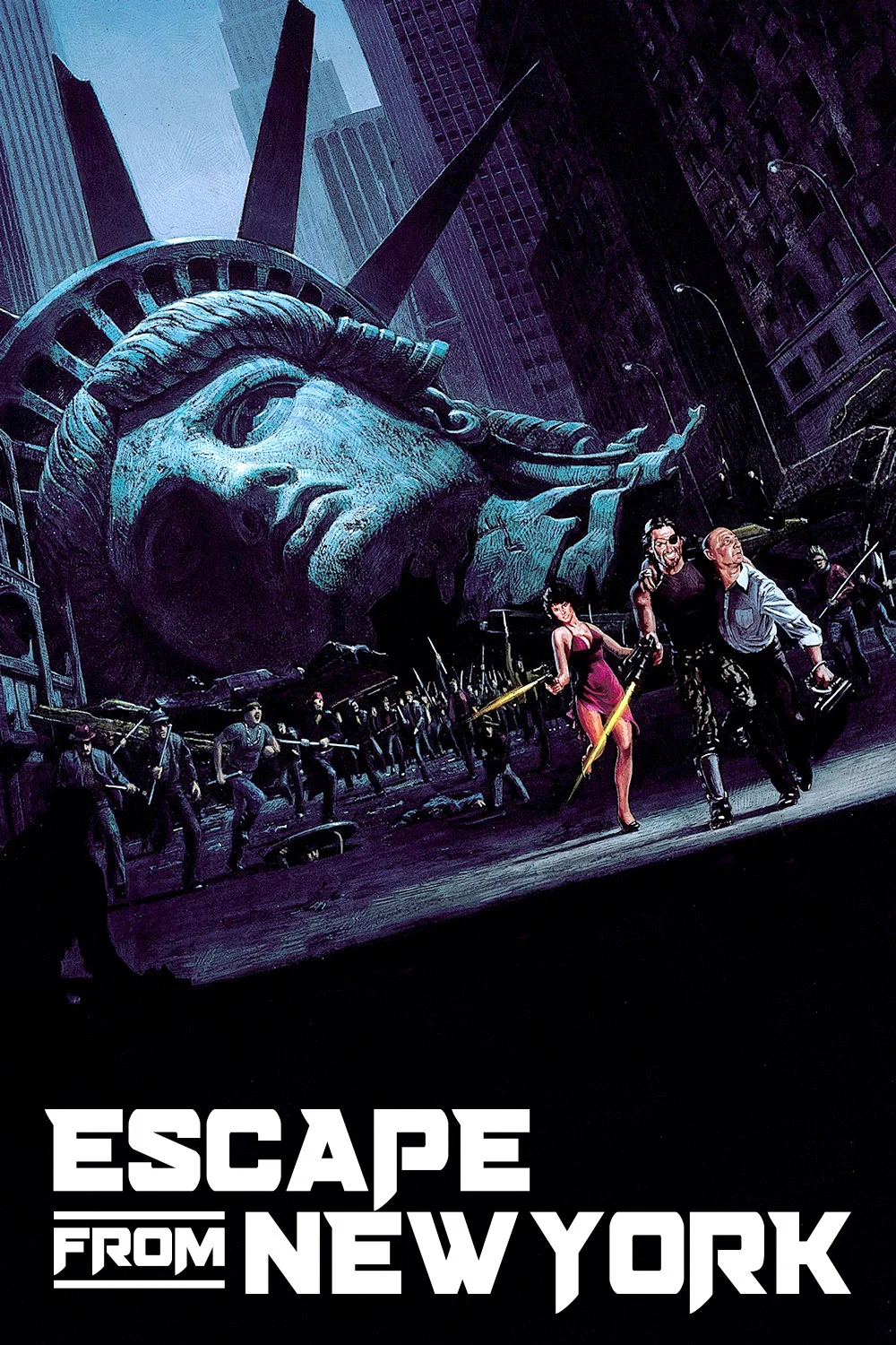 New York'tan Kaçış - Escape From New York (1981) 1981, Aksiyon, Bilim Kurgu, Donald Pleasence, Ernest Borgnine, Isaac Hayes, John Carpenter, Kurt Russell, Lee Van Cleef, Macera, Nick Castle, Season Hubley