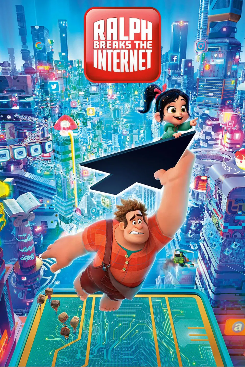 Oyunbozan Ralph 2 - Ralph Breaks the Internet (2018) 2018, Animasyon, Bilim Kurgu, Fantastik, Gal Gadot, John C. Reilly, Komedi, Macera, Pamela Ribon, Phil Johnston, Rich Moore, Sarah Silverman, Taraji P. Henson