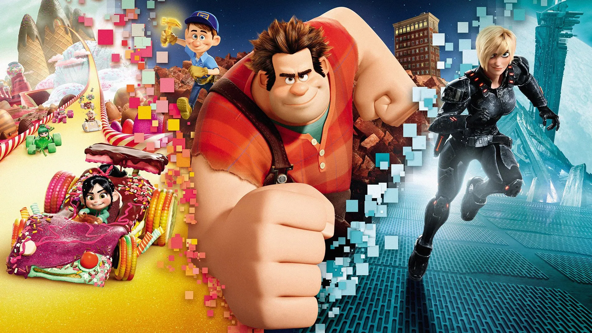 Oyunbozan Ralph - Wreck-It Ralph (2012) 2012, Alan Tudyk, Animasyon, Bilim Kurgu, Fantastik, Jack McBrayer, Jane Lynch, Jennifer Lee, John C. Reilly, Macera, Phil Johnston, Rich Moore, Sarah Silverman
