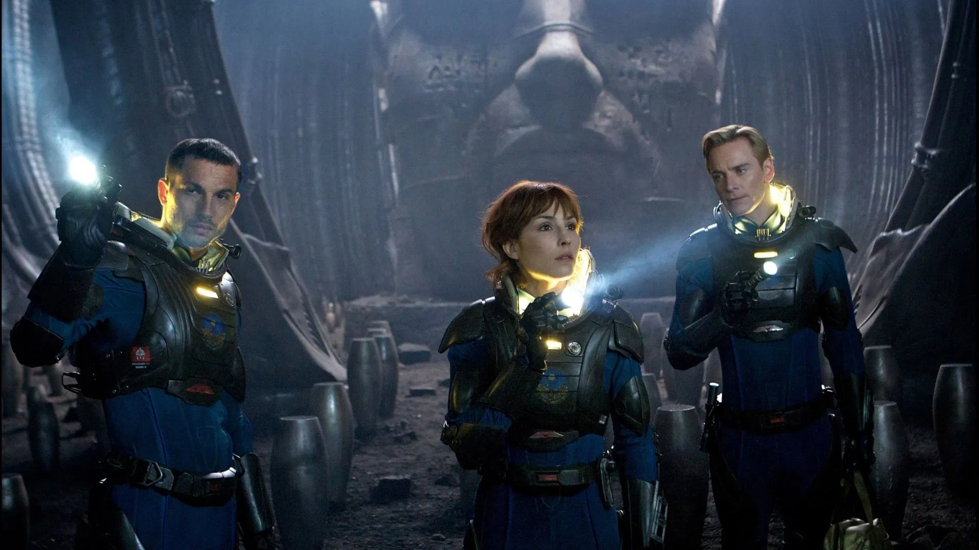 Prometheus (2012) 2012, Bilim Kurgu, Charlize Theron, Damon Lindelof, Dan O'Bannon, Guy Pearce, Idris Elba, Jon Spaihts, Logan Marshall-Green, Macera, Michael Fassbender, Noomi Rapace, Rafe Spall, Ridley Scott, Sean Harris