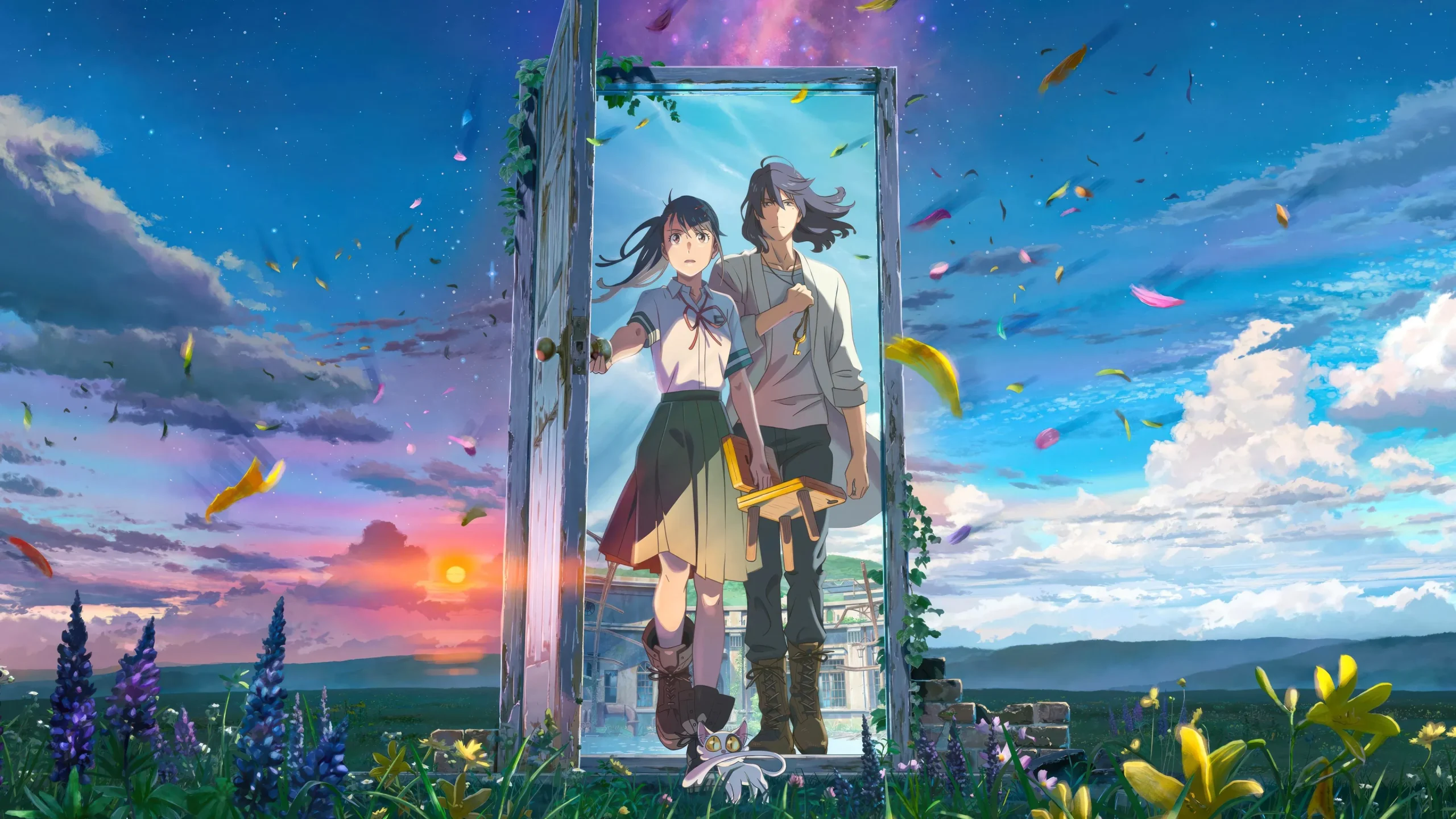 Suzume - Suzume no Tojimari (2022) 2022, Animasyon, Anime, Dram, Eri Fukatsu, Fantastik, Hokuto Matsumura, Macera, Makoto Shinkai, Nanoka Hara, Shota Sometani