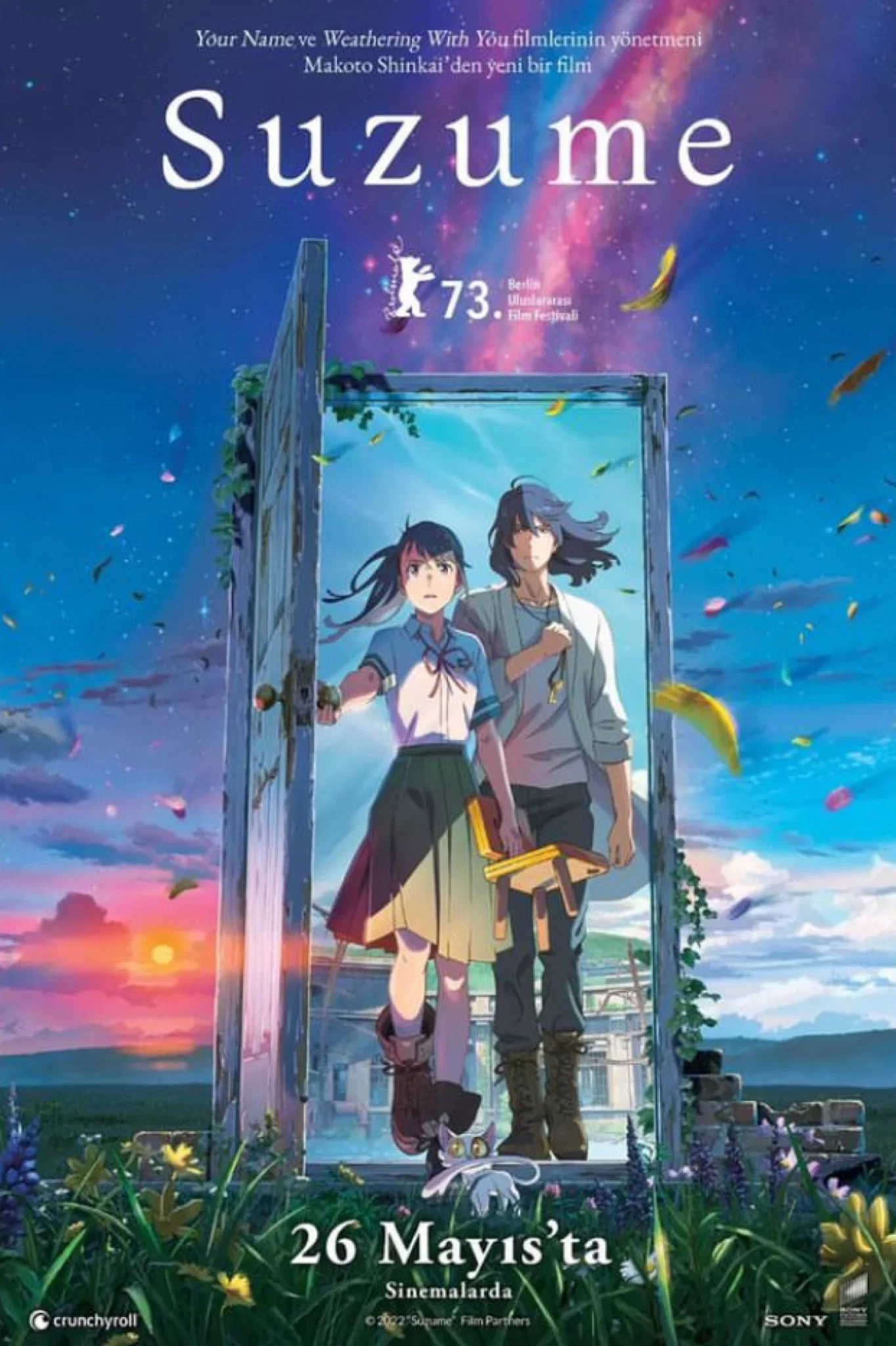 Suzume - Suzume no Tojimari (2022) 7 Suzume - Suzume no Tojimari (2022) 2022, Animasyon, Anime, Dram, Eri Fukatsu, Fantastik, Hokuto Matsumura, Macera, Makoto Shinkai, Nanoka Hara, Shota Sometani