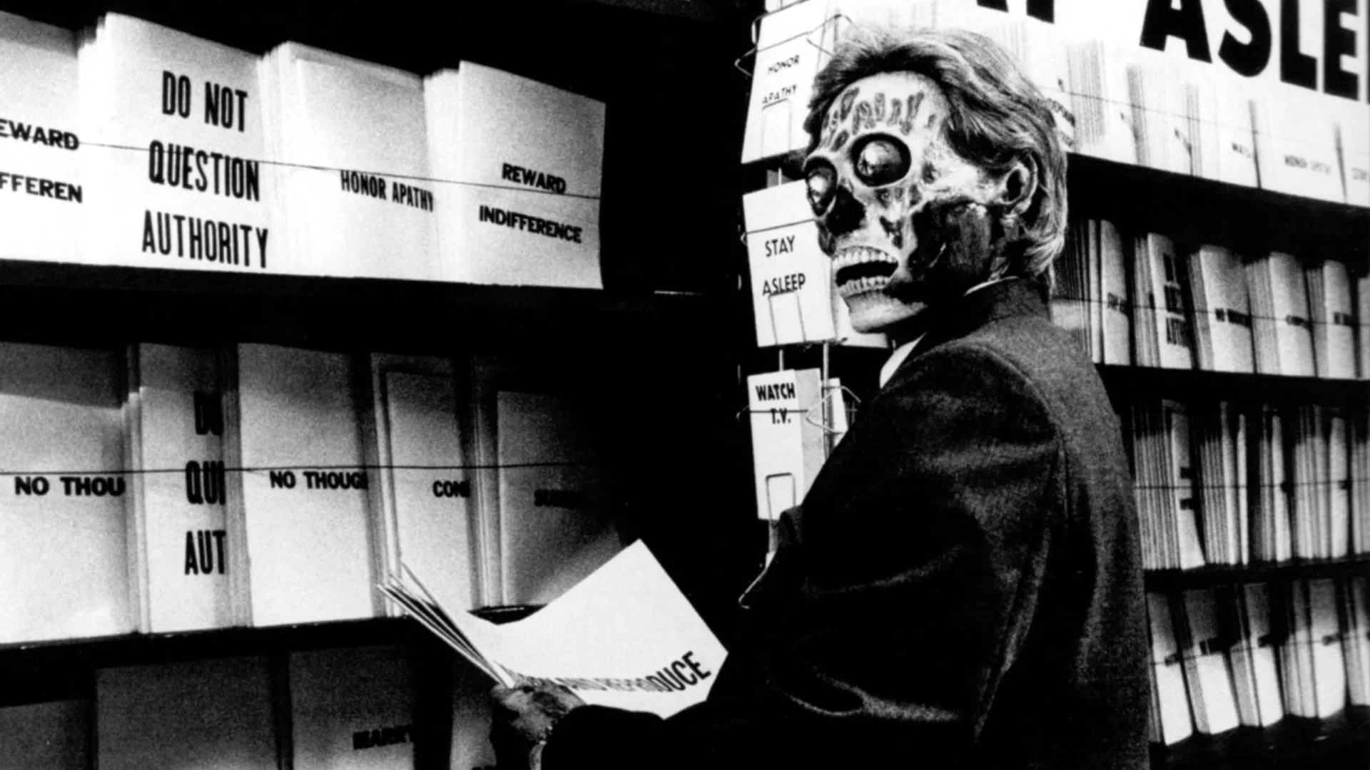Yaşıyorlar - They Live (1988) 2 Yaşıyorlar - They Live (1988) 1988, Aksiyon, George Buck Flower, Gerilim, John Carpenter, Keith David, Komedi, Korku, Meg Foster, Peter Jason, Ray Nelson, Roddy Piper