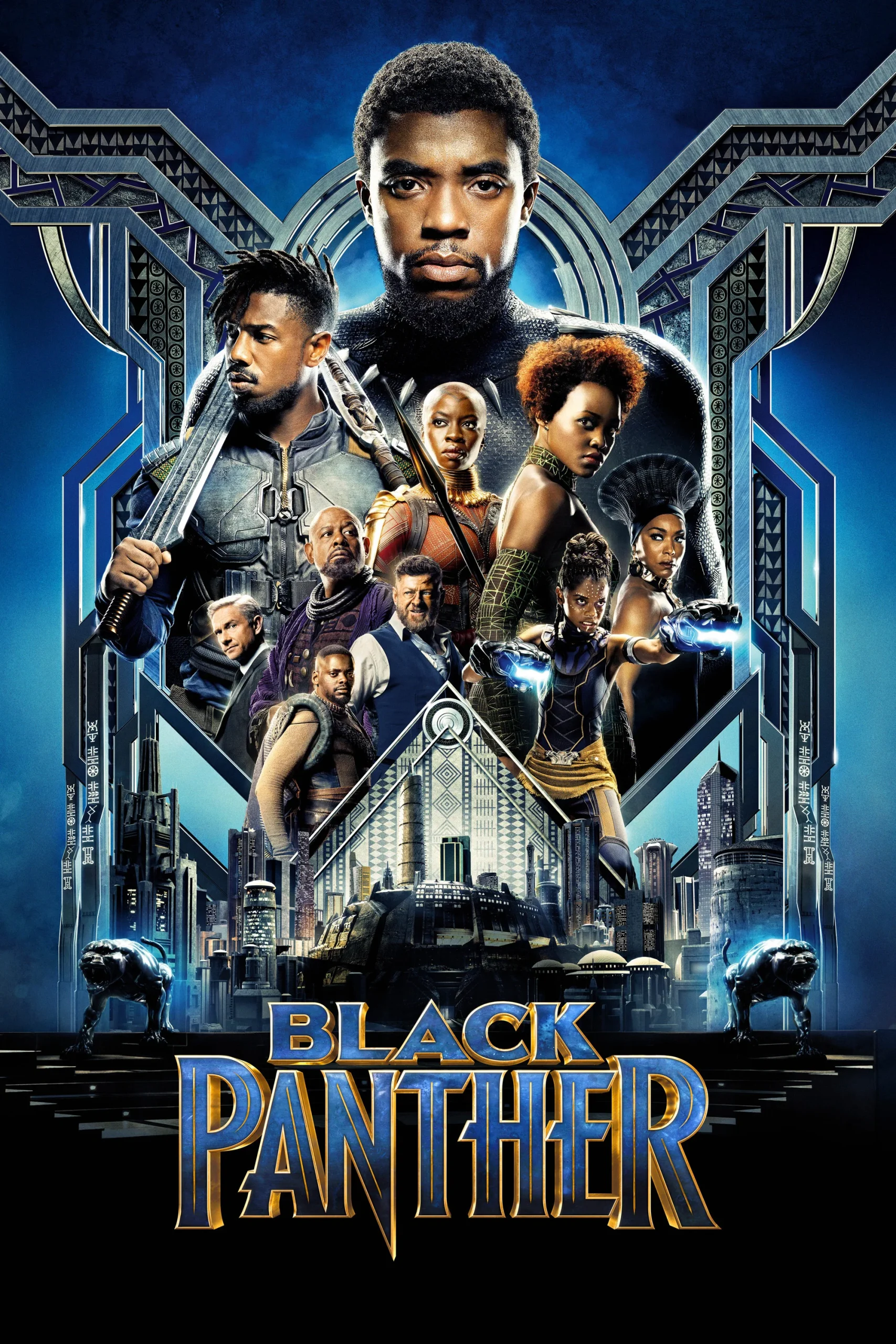 Black Panther (2018) 1 Black Panther (2018) 2018, Aksiyon, Bilim Kurgu, Chadwick Boseman, Danai Gurira, Daniel Kaluuya, Joe Robert Cole, Letitia Wright, Lupita Nyong'o, Macera, Martin Freeman, Michael B. Jordan, Ryan Coogler, Stan Lee, Winston Duke