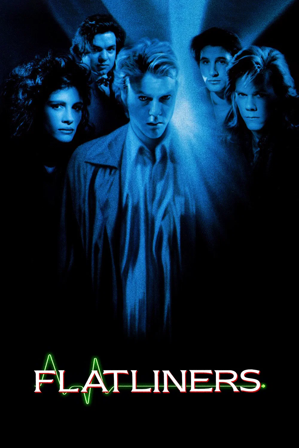 Çizgi Ötesi - Flatliners (1990) 1990, Joel Schumacher, Joshua Rudoy, Julia Roberts, Kevin Bacon, Kiefer Sutherland, Oliver Platt, Peter Filardi, William Baldwin