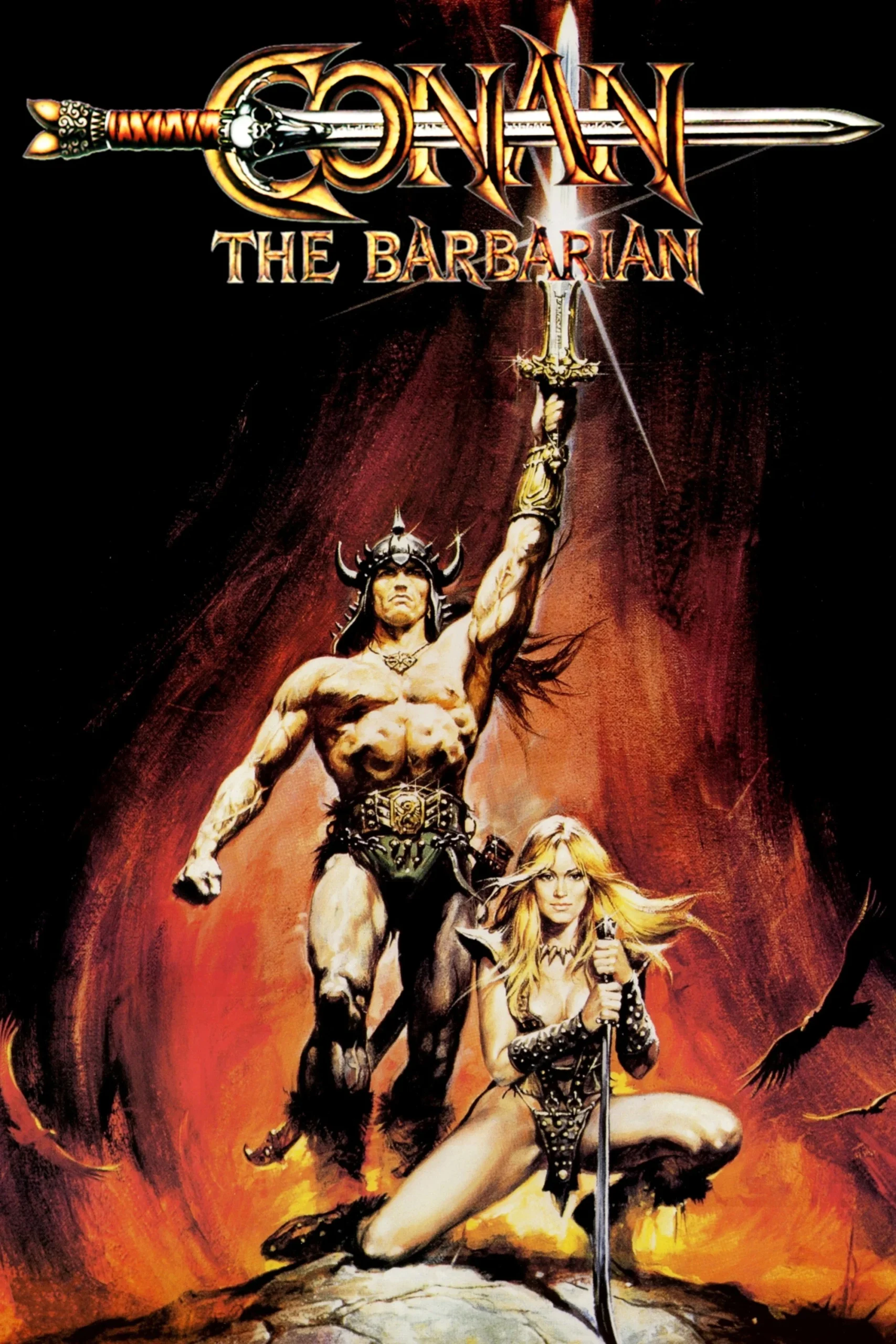 Conan The Barbarian (1982) 1 Conan The Barbarian (1982) 1982, Arnold Schwarzenegger, Fantastik, James Earl Jones, John Milius, Macera, Max von Sydow, Oliver Stone, Robert E. Howard, Sandahl Bergman
