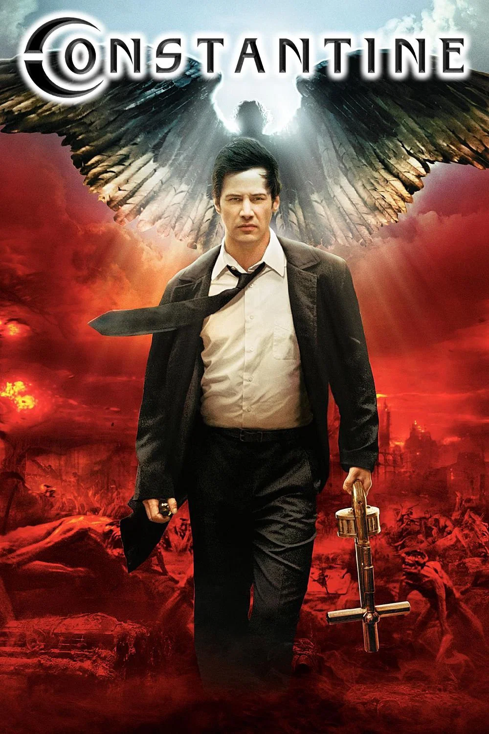 Constantine (2005) 2005, Aksiyon, Djimon Hounsou, Fantastik, Francis Lawrence, Garth Ennis, Gizem, Jamie Delano, Keanu Reeves, Kevin Brodbin, Korku, Max Baker, Rachel Weisz, Shia LaBeouf, Tilda Swinton
