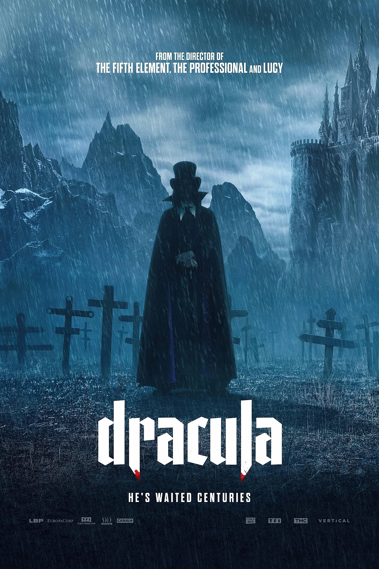 Dracula (2025) 2025, Bram Stoker, Caleb Landry Jones, Christoph Waltz, Ewens Abid, Fantastik, Guillaume de Tonquedec, Korku, Luc Besson, Matilda De Angelis, Romantik, Zoe Bleu