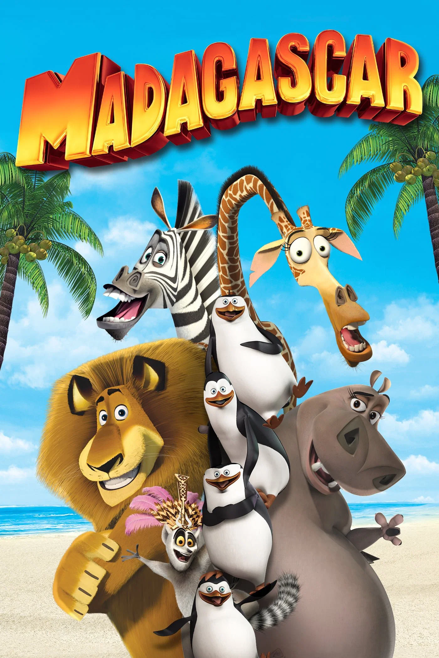 Madagascar (2005) 2005, Animasyon, Ben Stiller, Billy Folick, Cedric The Entertainer, Chris Rock, David Schwimmer, Eric Darnell, Jada Pinkett Smith, Komedi, Macera, Mark Burton, Sacha Baron Cohen, Tom McGrath