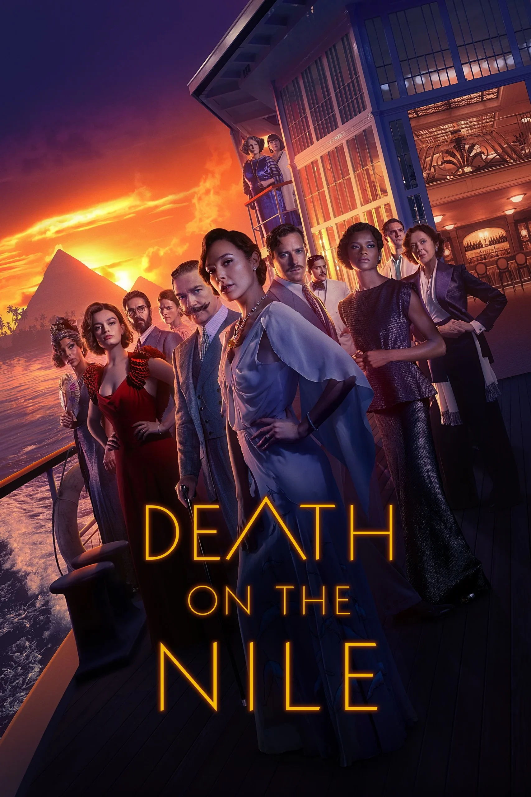 Nil'de Ölüm - Death on the Nile (2022) 2022, Agatha Christie, Alaa Safi, Annette Bening, Armie Hammer, Dram, Gal Gadot, Gizem, Kenneth Branagh, Mcihael Green, Michael Rouse, Suç, Tom Bateman