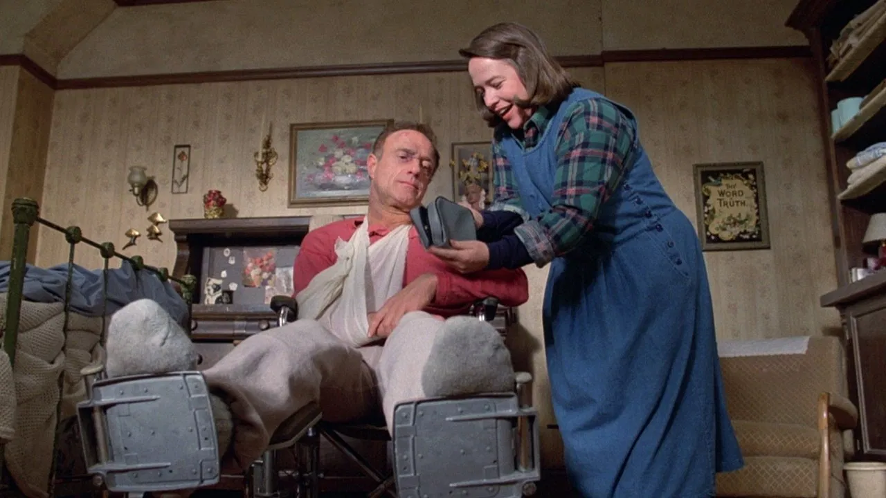 Ölüm Kitabı - Misery (1990) 4 Ölüm Kitabı - Misery (1990) 1990, Dram, Frances Sternhagen, Gerilim, Graham Jarvis, James Caan, Kathy Bates, Lauren Bacall, Richard Farnsworth, Rob Reiner, Stephen King, William Goldman