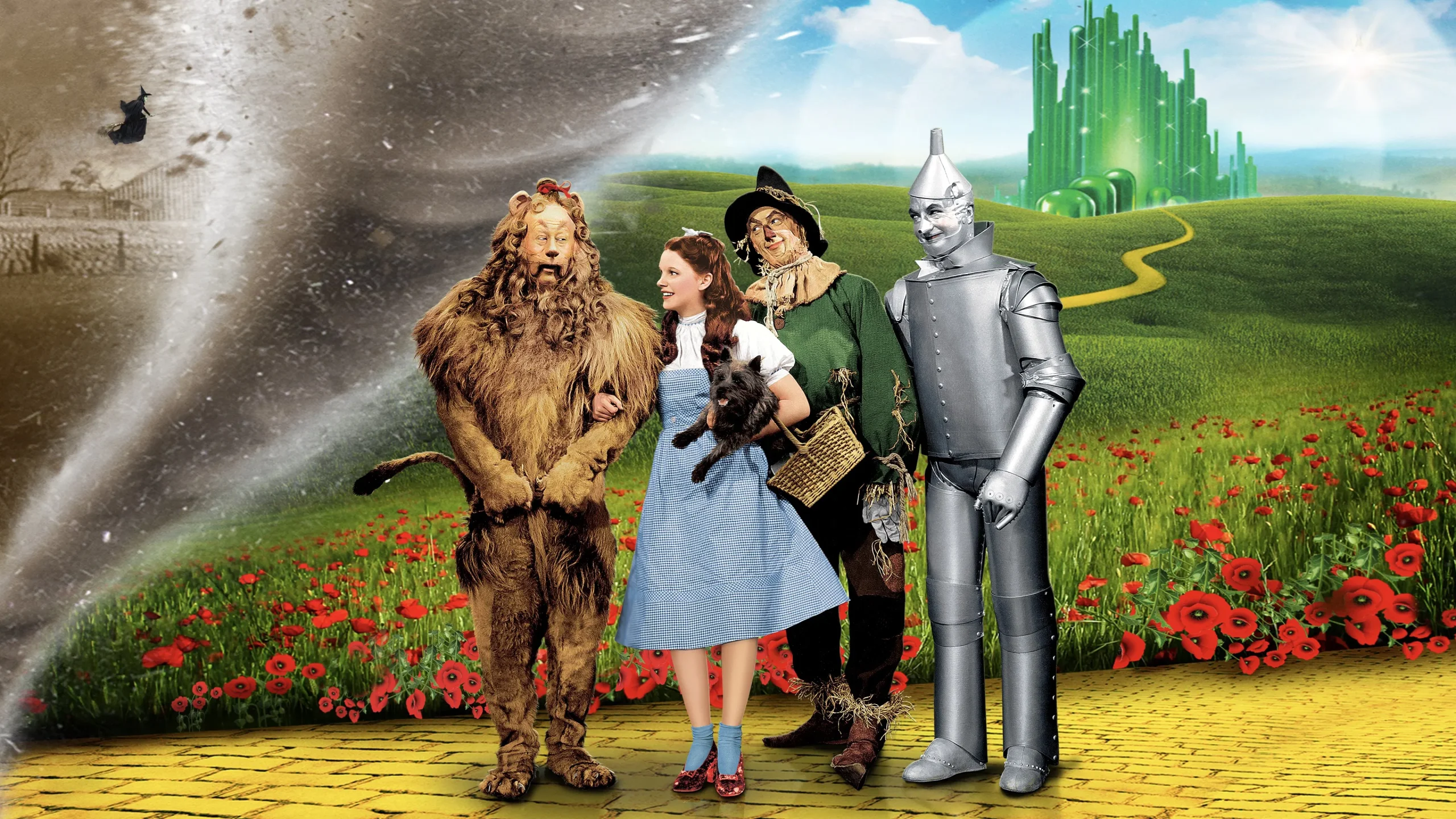 Oz Büyücüsü - The Wizard of Oz (1939) 3 Oz Büyücüsü - The Wizard of Oz (1939) 1939, Aile, Bert Lahr, Edgar Allan Woolf, Fantastik, Florence Ryerson, Frank Morgan, George Cukor, Judy Garland, Macera, Müzik, Noel Langley, Norman Taurog, Ray Bolger, Victor Fleming