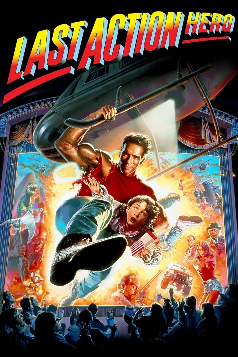 Son Kahraman - Last Action Hero (1993) Adam Leff, Aksiyon, Arnold Schwarzenegger, Art Carney, F. Murray Abraham, Fantastik, John McTiernan, Komedi, Macera, Shane Black, Zak Penn