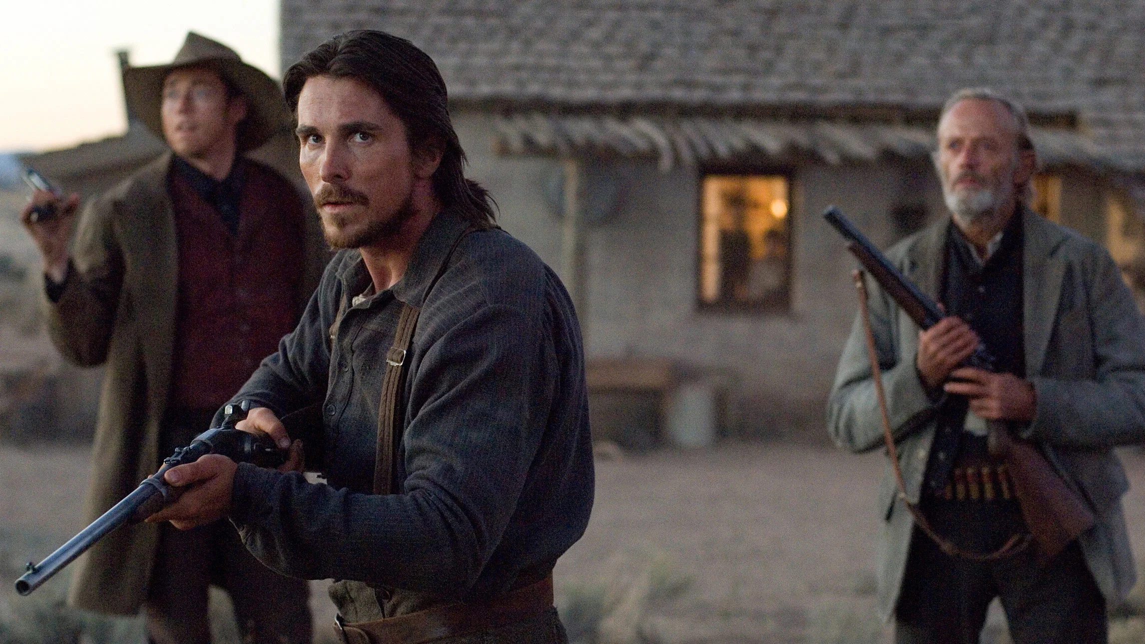 3:10 Treni - 3:10 To Yuma (2007) 2007, Aksiyon, Ben Foster, Christian Bale, Derek Haas, Dram, Halsted Welles, James Mangold, Logan Lerman, Michael Brandt, Russell Crowe, Suç, Western