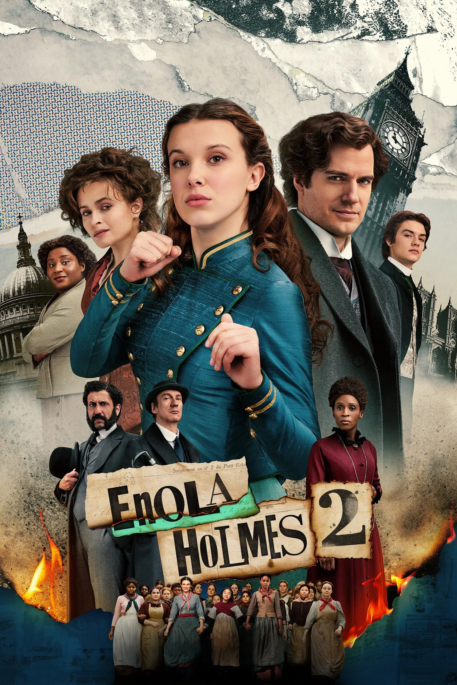 Enola Holmes 2 (2022) 2022, Aksiyon, David Thewlis, Dram, Gizem, Harry Bradbeer, Henry Cavill, Jack Thorne, Louis Partridge, Macera, Millie Bobby Brown, Nancy Springer, Suç
