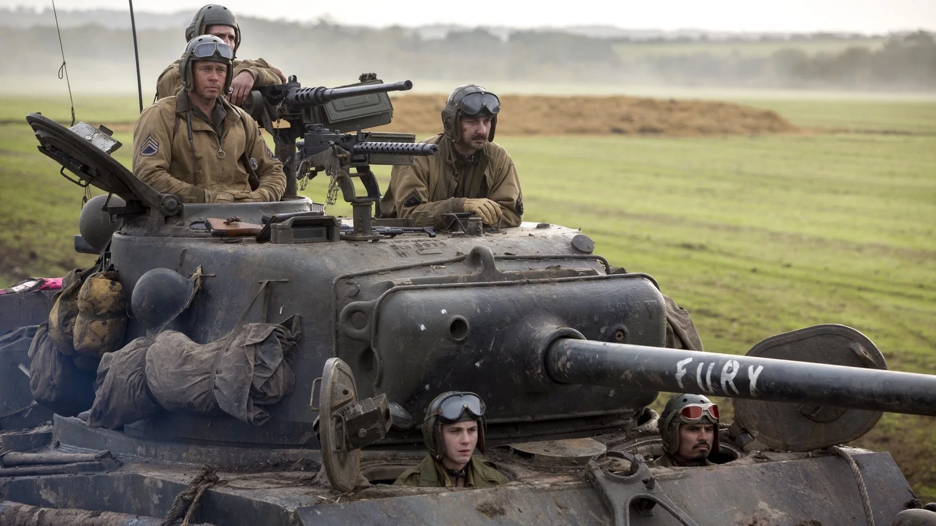 Fury (2014) 4 Fury (2014) 2014, Aksiyon, Brad Pitt, David Ayer, Dram, Jim Parrack, Jon Bernthal, Logan Lerman, Michael Peña, Savaş, Shia LaBeouf