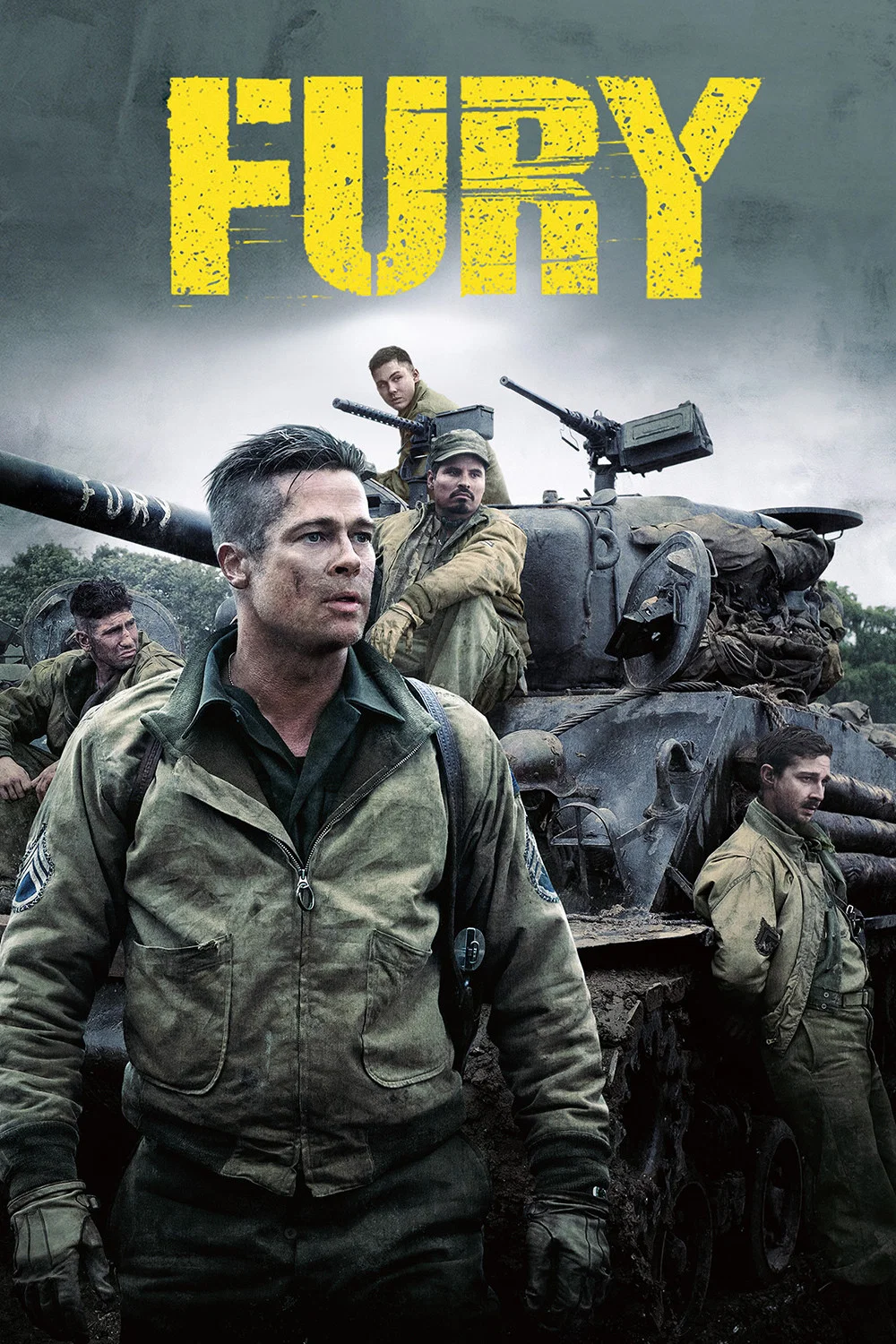 Fury (2014) 2014, Aksiyon, Brad Pitt, David Ayer, Dram, Jim Parrack, Jon Bernthal, Logan Lerman, Michael Peña, Savaş, Shia LaBeouf