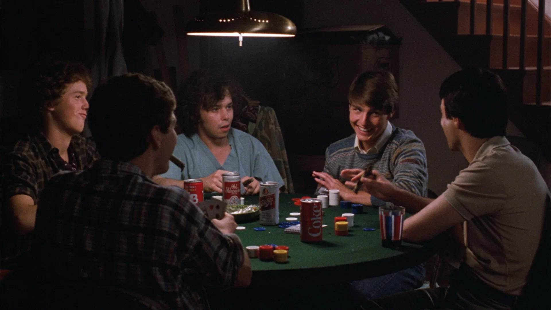 Riskli İş 1983, Almanca, Amerika Birleşik Devletleri, Bronson Pinchot, Curtis Armstrong, Dram, İngilizce, Joe Pantoliano, Komedi, Megan Mullally, Paul Brickman, Rebecca De Mornay, Richard Masur, Romantik, Sean Penn, Tom Cruise
